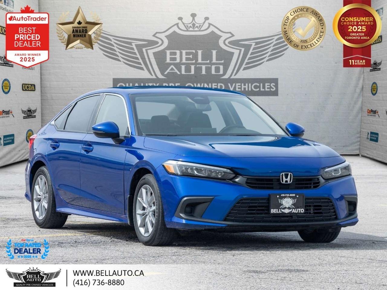 2022 Honda Civic EX   B.CAM   SUNROOF   HTDSEATS   HTDSTRNGWHL   NOACCIDENT Photo