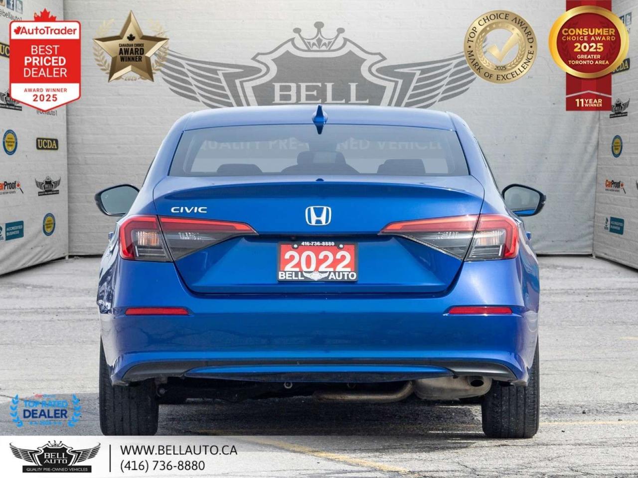 2022 Honda Civic EX   B.CAM   SUNROOF   HTDSEATS   HTDSTRNGWHL   NOACCIDENT Photo