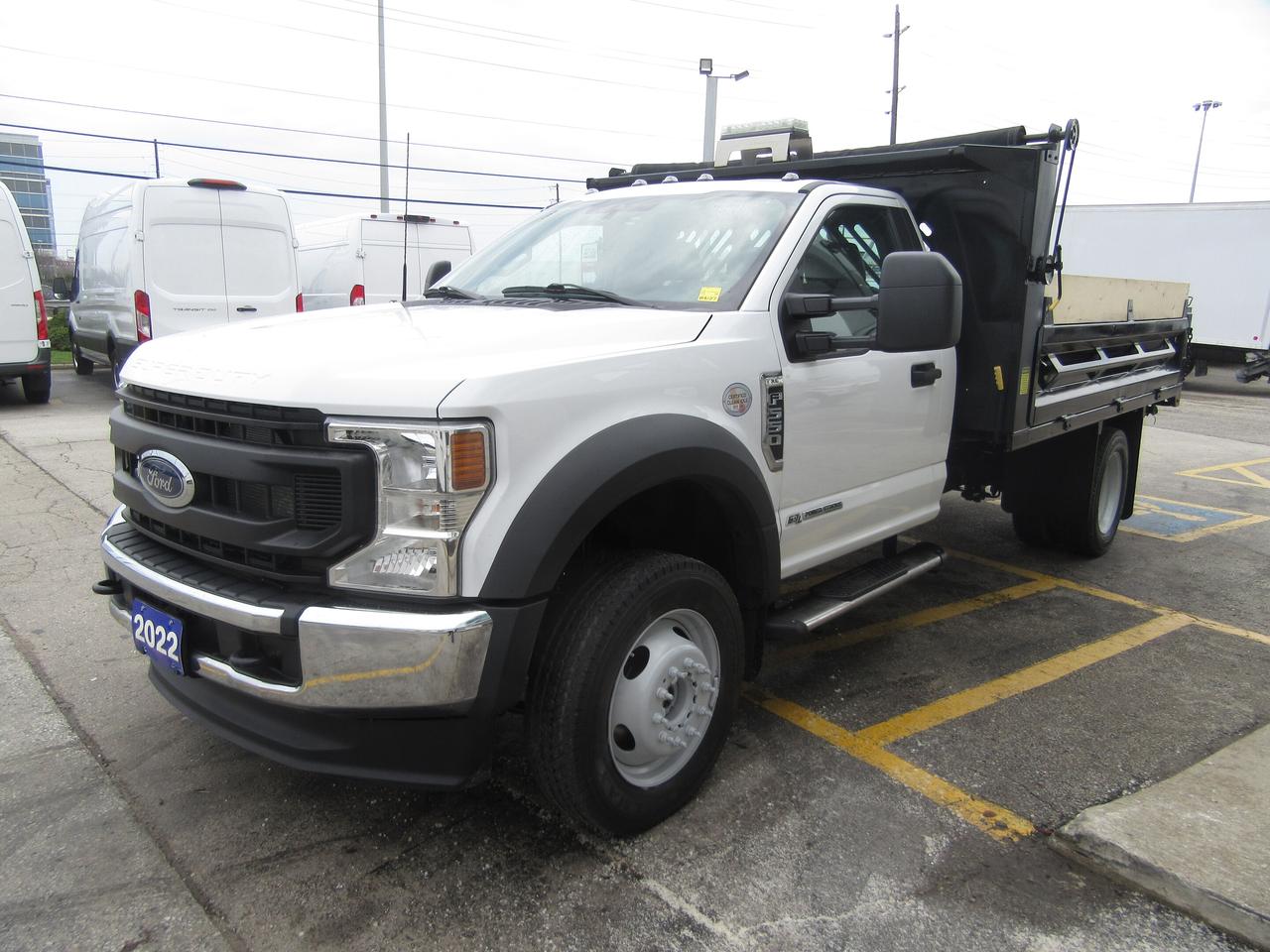 2022 Ford F-550 4X4 DIESEL 12FT STEEL DUMP BOX Photo4