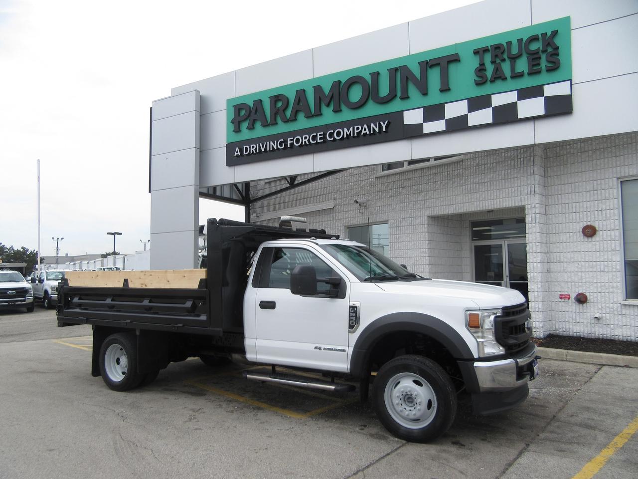 2022 Ford F-550 4X4 DIESEL 12FT STEEL DUMP BOX Photo