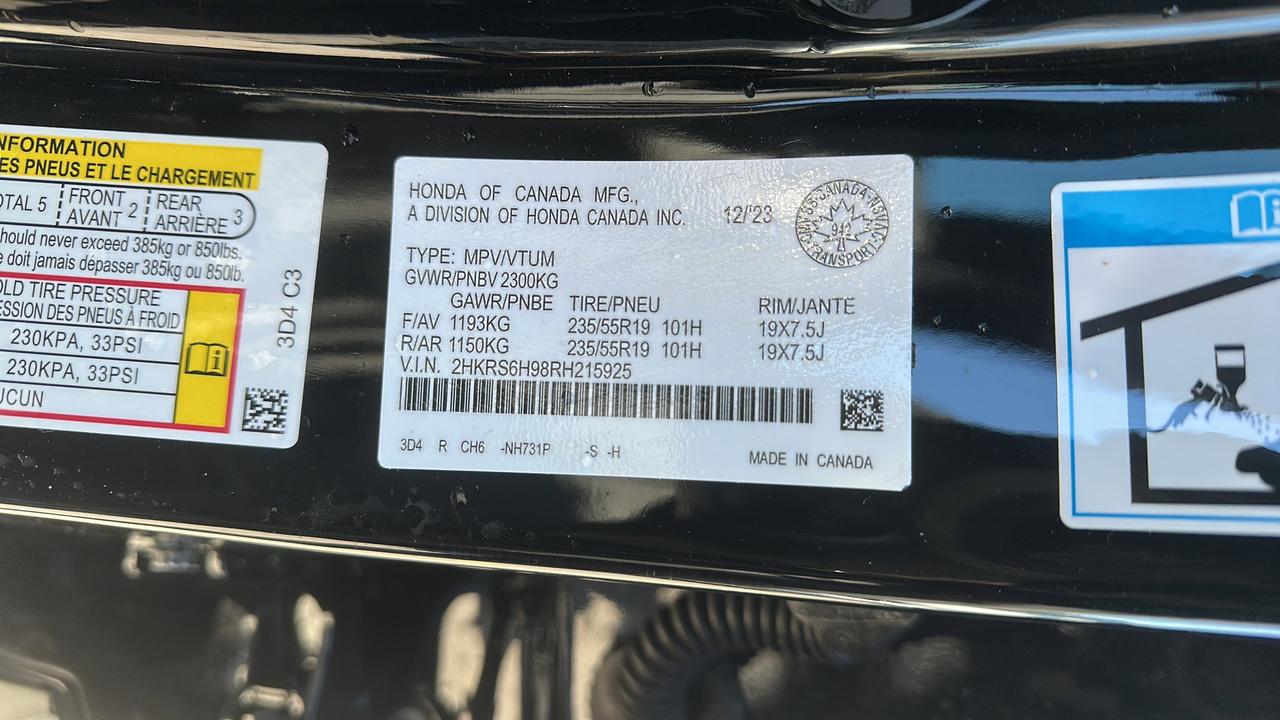 2024 Honda CR-V Hybrid Touring AWD Photo
