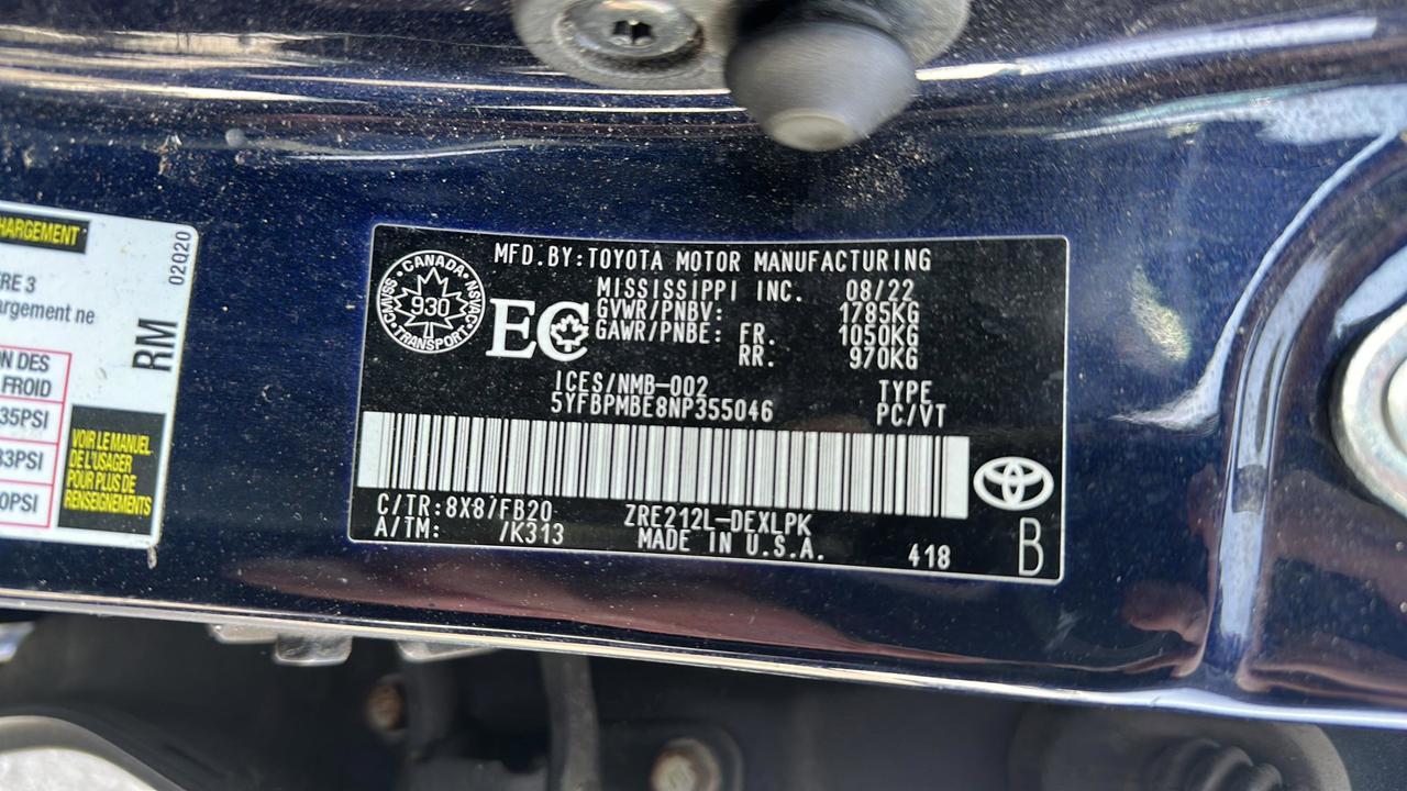 2022 Toyota Corolla LE CVT Photo