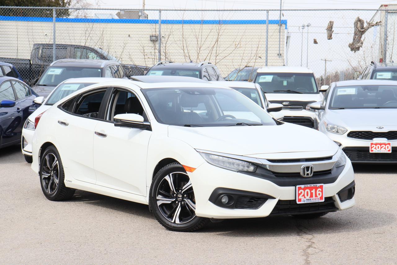2016 Honda Civic Touring | Auto | Leather | Roof | Nav | Cam | Tint Photo2