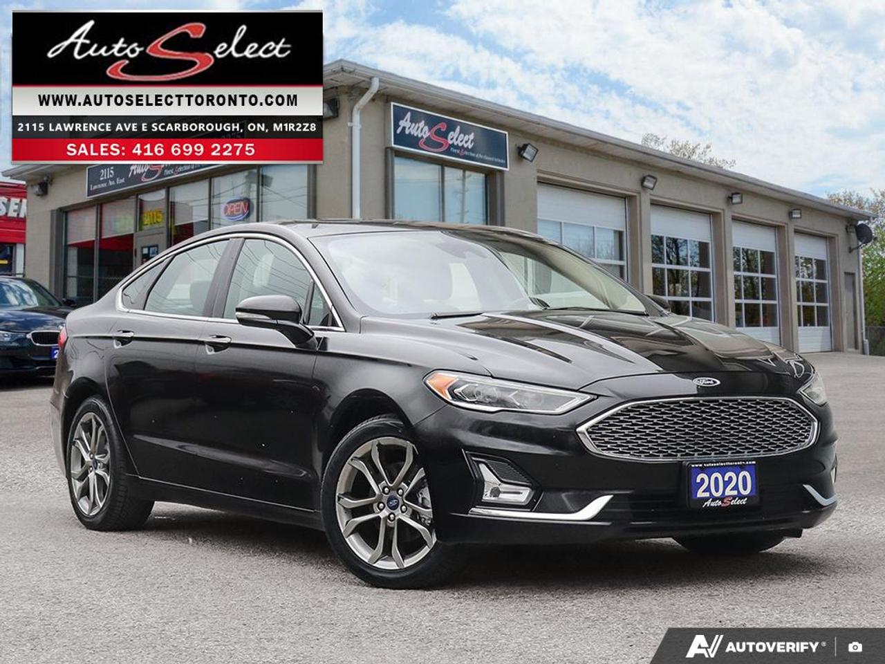 2020 Ford Fusion Hybrid Titanium **Hybrid** Leather - Sunroof - Carplay - Clean CP Photo