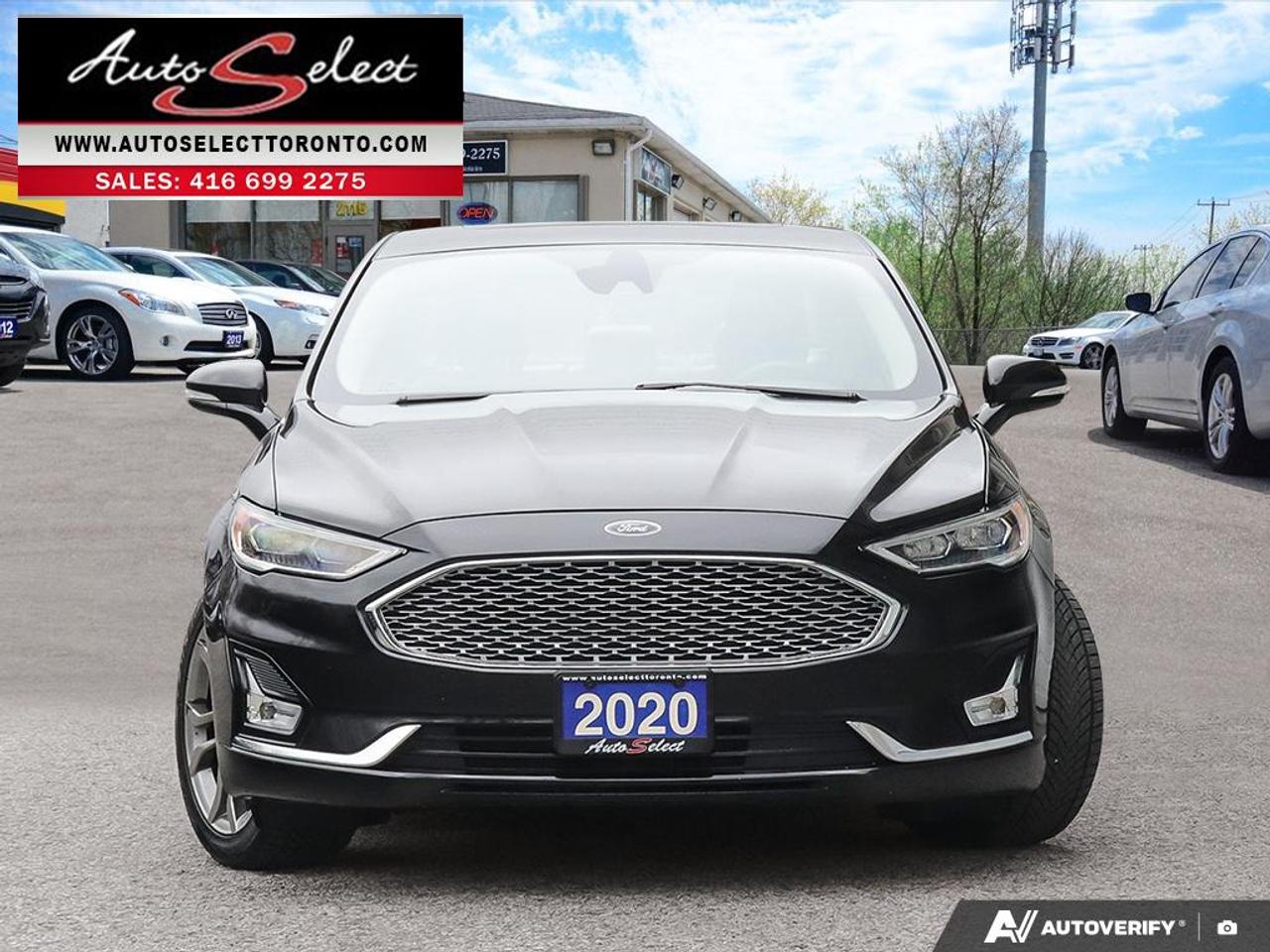 2020 Ford Fusion Hybrid Titanium **Hybrid** Leather - Sunroof - Carplay - Clean CP Photo