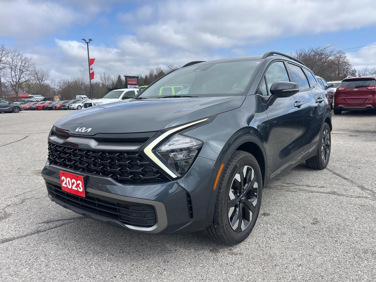2023 Kia Sportage X-LINE, CLEAN CARFAX, HEATED LEATHER, REMOTE START - Photo #2