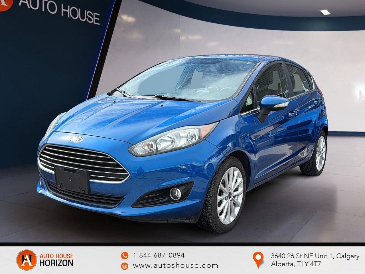 2018 FORD FIESTA TITANIUM LEATHER WITH 111408 KMS. WITH NAVIGATION, BACKUP CAMERA, SUNROOF, PUSH BUTTON START, BLUETOOTH, HEATED SEATS AND MUCH MORE!




ALL CREDIT ACCEPTED!

One month at a job? Bankruptcy? New to Canada? Collections? Student or work visas? Previous repossessions? 

Good or bad credit? Weve got you covered! Get pre-approved today at www.autoshouse.com!

What We Offer:*Low Bi-Weekly Payments*Instant Approvals*Credit Consolidation*Employment Insurance*Negative Equity Coverage

Operating Hours:Mon-Thurs: 10 am -- 8 pmFri-Sat: 10 am -- 6 pm

Call 403-263-4446! 

All vehicles come with a full mechanical fitness assessment.CARFAX IS AVAILABLE TO THE CONSUMER.

Referral Program:Refer friends and family and earn $500 for each referral!

AMVIC Licensed DealerAfter a credit check, we can determine payments, APR, terms, and interest rates based on your credit (O.A.C). 

Individual credit will affect bi-weekly payments and the total cost of credit . Newer Vehicles May Come With Apple Carplay, Android Auto. Similar to Chevrolet, GMC, Honda, Toyota, Cadillac, Nissan, Ford, Volvo 2007, 2008, 2009, 2010, 2011, 2012, 2013, 2014, 2015, 2016, 2017, 2018

Location: 2404 23rd Ave. N.E. Calgary AB, T2E 8J4

All photos are of the vehicle featured in the advertisement.