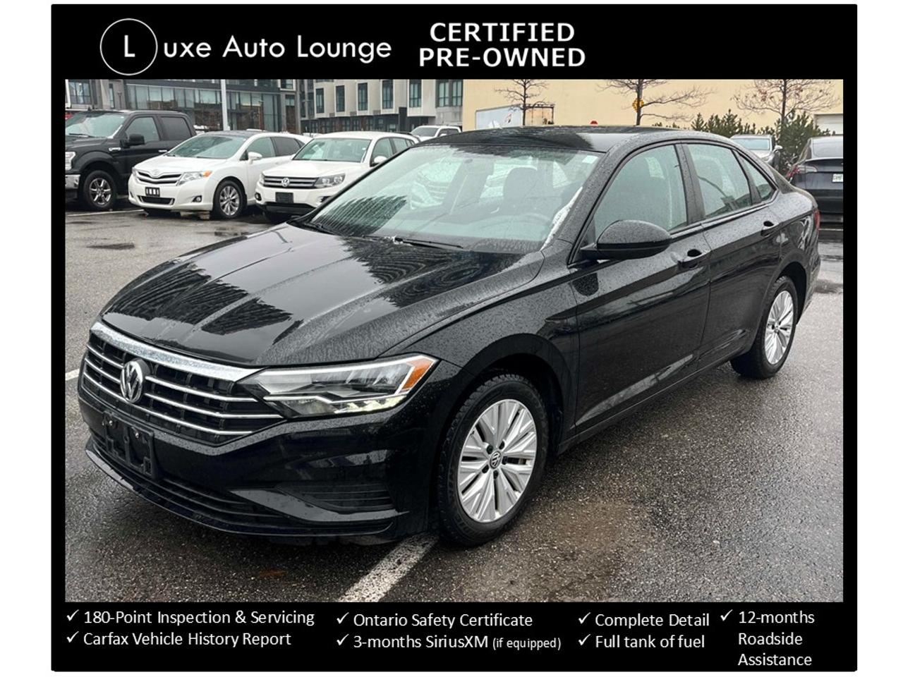 2019 Volkswagen Jetta Comfortline - LOW KM, 5SPD, HEATED SEATS, B/U CAM!