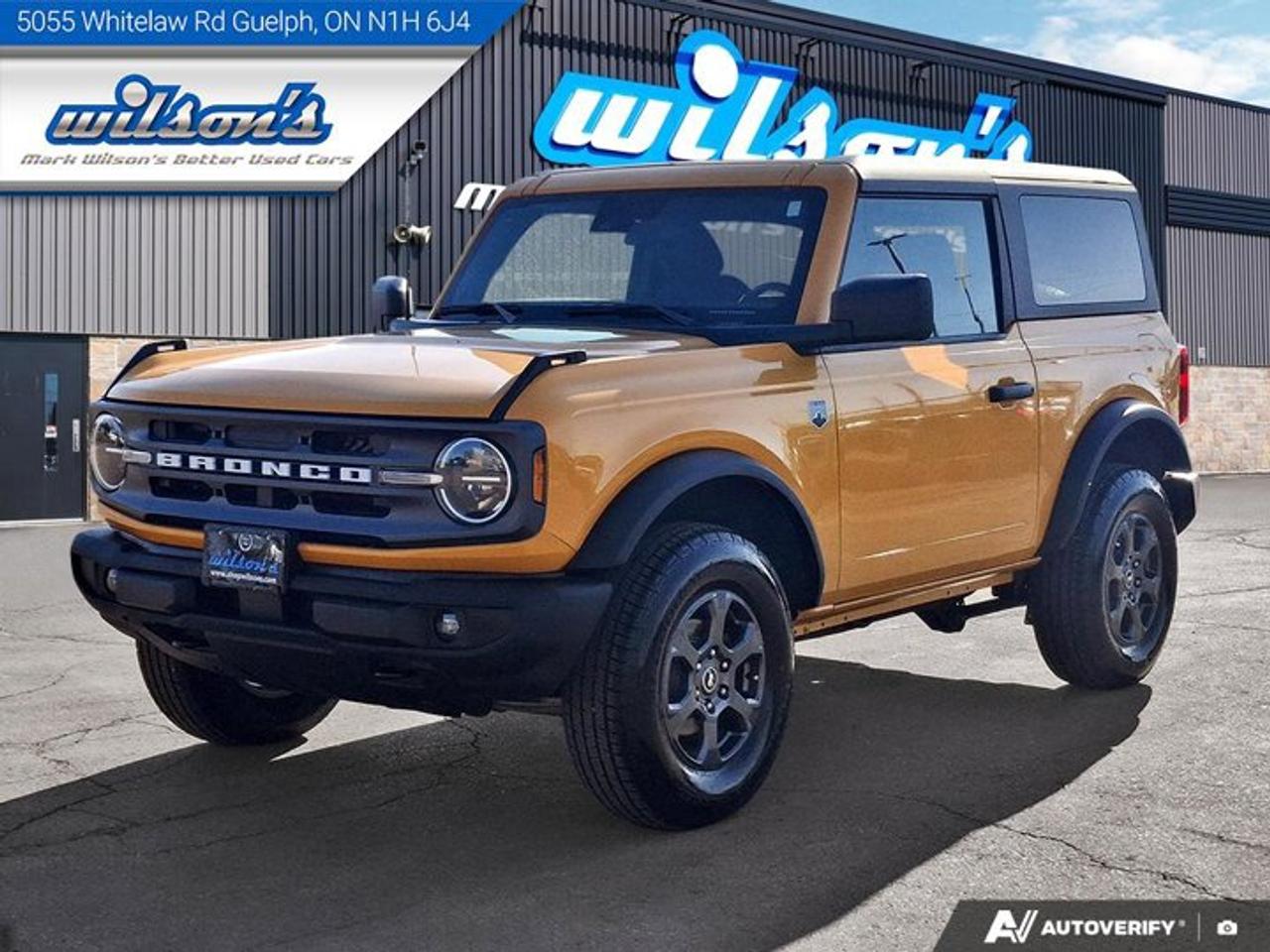 2022 Ford Bronco Big Bend 2-Dr 4X4 | Cyber Orange | Hard Top | Auto | CarPlay + Android | Rear Camera | and More ! Photo0