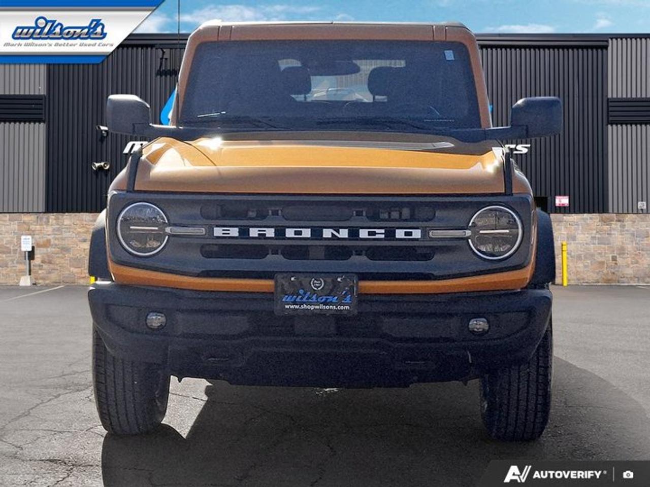 2022 Ford Bronco Big Bend 2-Dr 4X4 | Cyber Orange | Hard Top | Auto | CarPlay + Android | Rear Camera | and More ! Photo