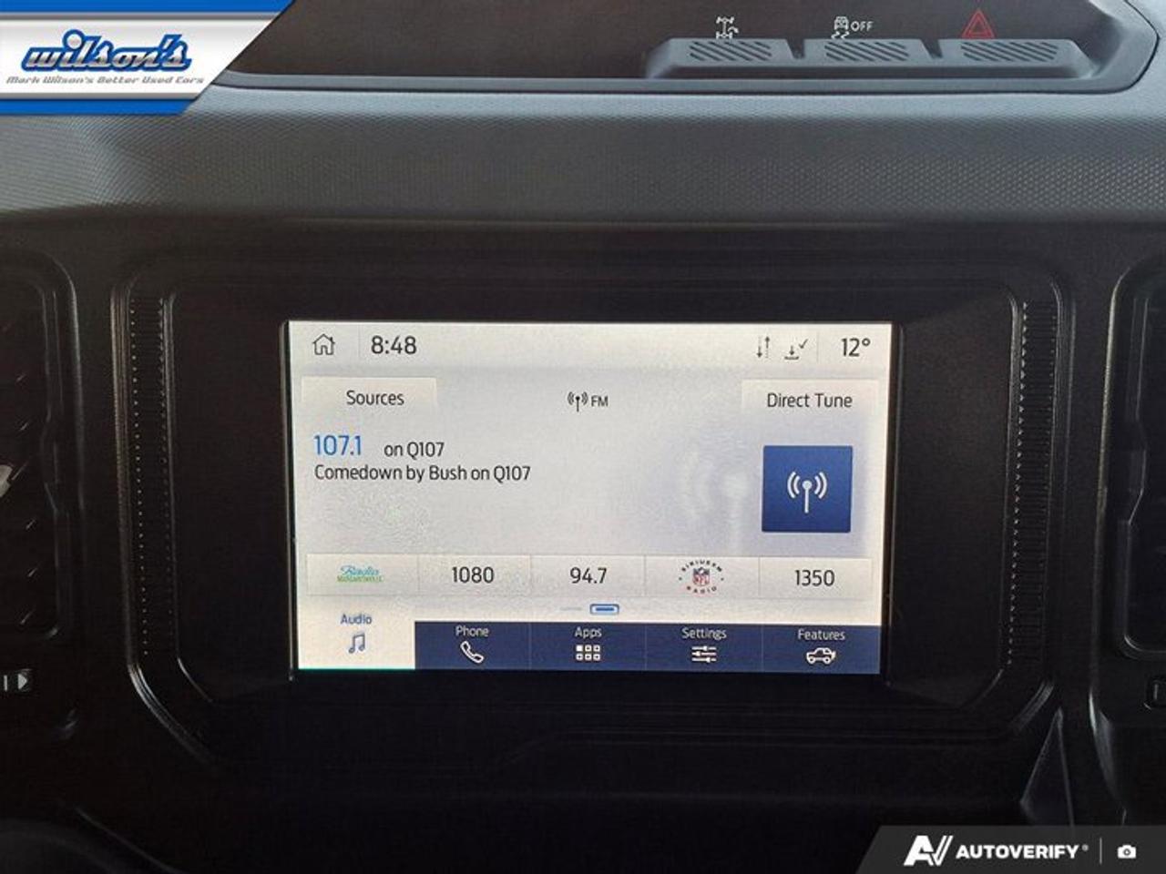 2022 Ford Bronco Big Bend 2-Dr 4X4 | Cyber Orange | Hard Top | Auto | CarPlay + Android | Rear Camera | and More ! Photo