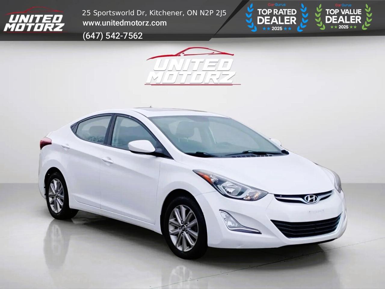 2016 Hyundai Elantra Sport~SAFETY CERTIFIED~ONE OWNER~ Photo2