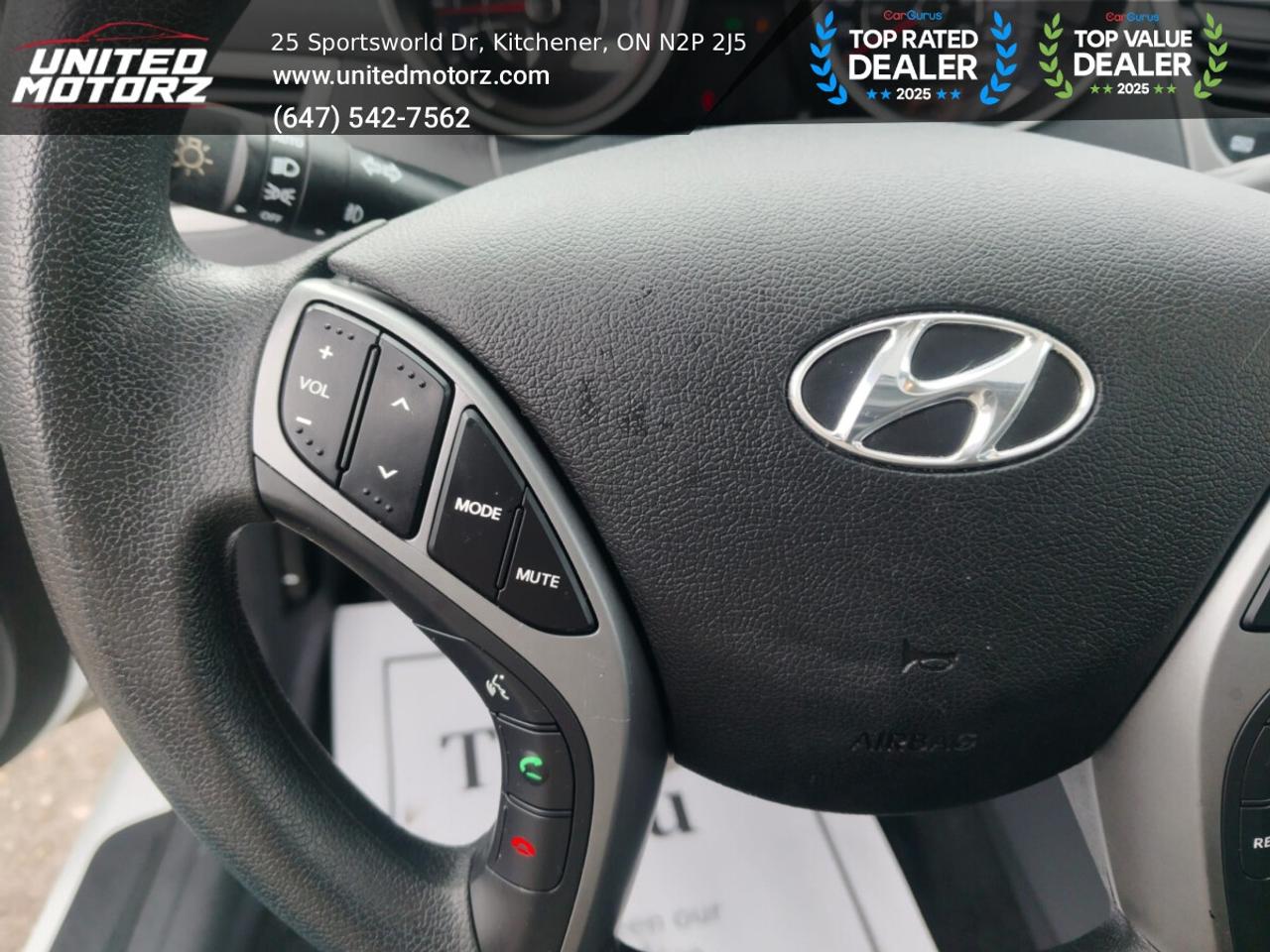 2016 Hyundai Elantra Sport~SAFETY CERTIFIED~ONE OWNER~ Photo