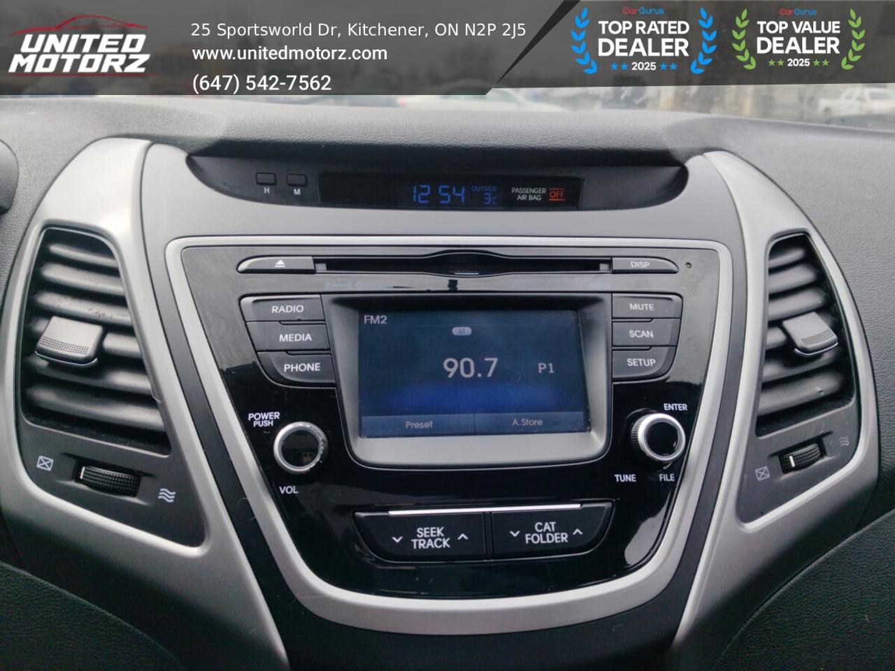 2016 Hyundai Elantra Sport~SAFETY CERTIFIED~ONE OWNER~ Photo