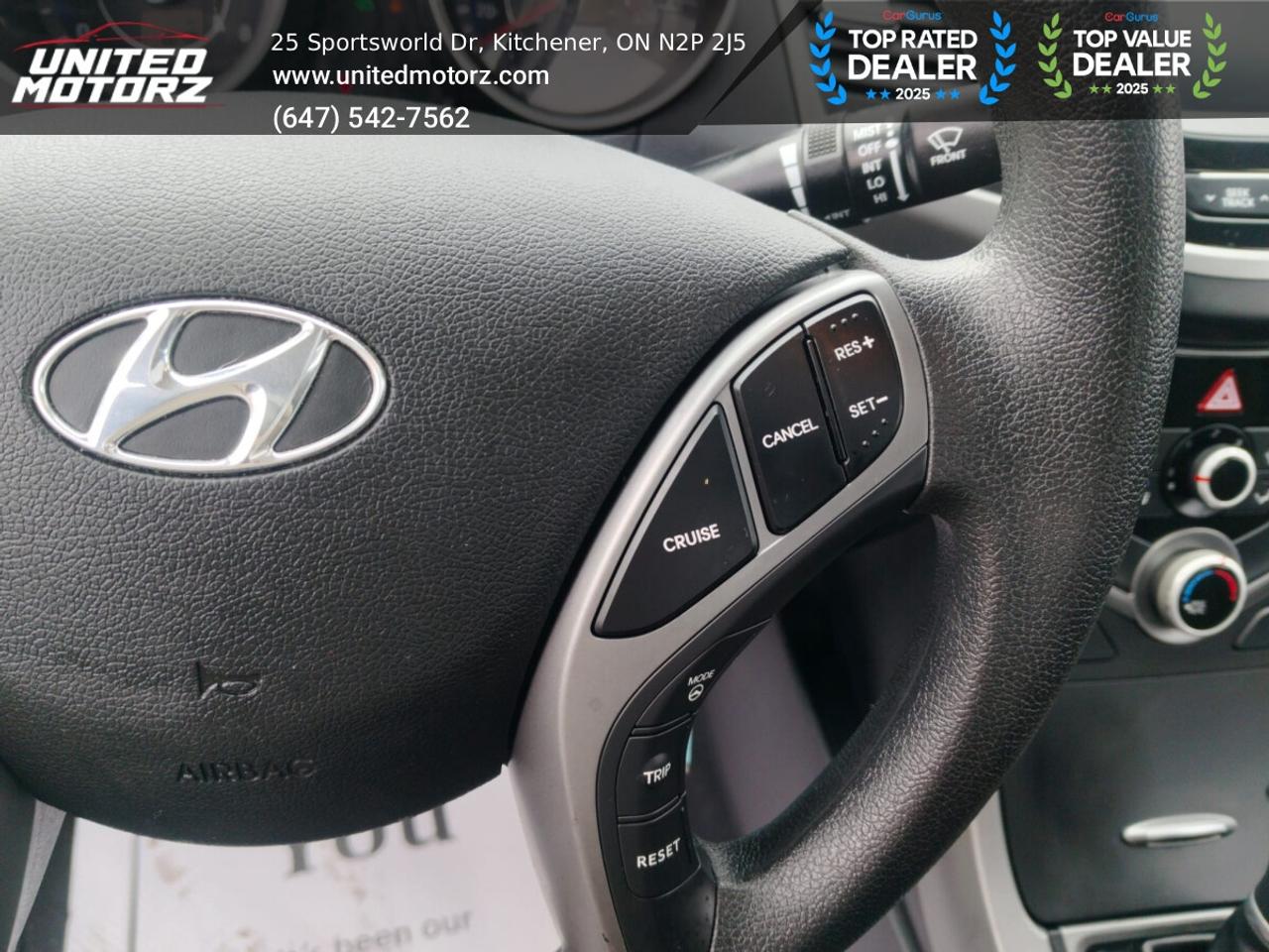 2016 Hyundai Elantra Sport~SAFETY CERTIFIED~ONE OWNER~ Photo