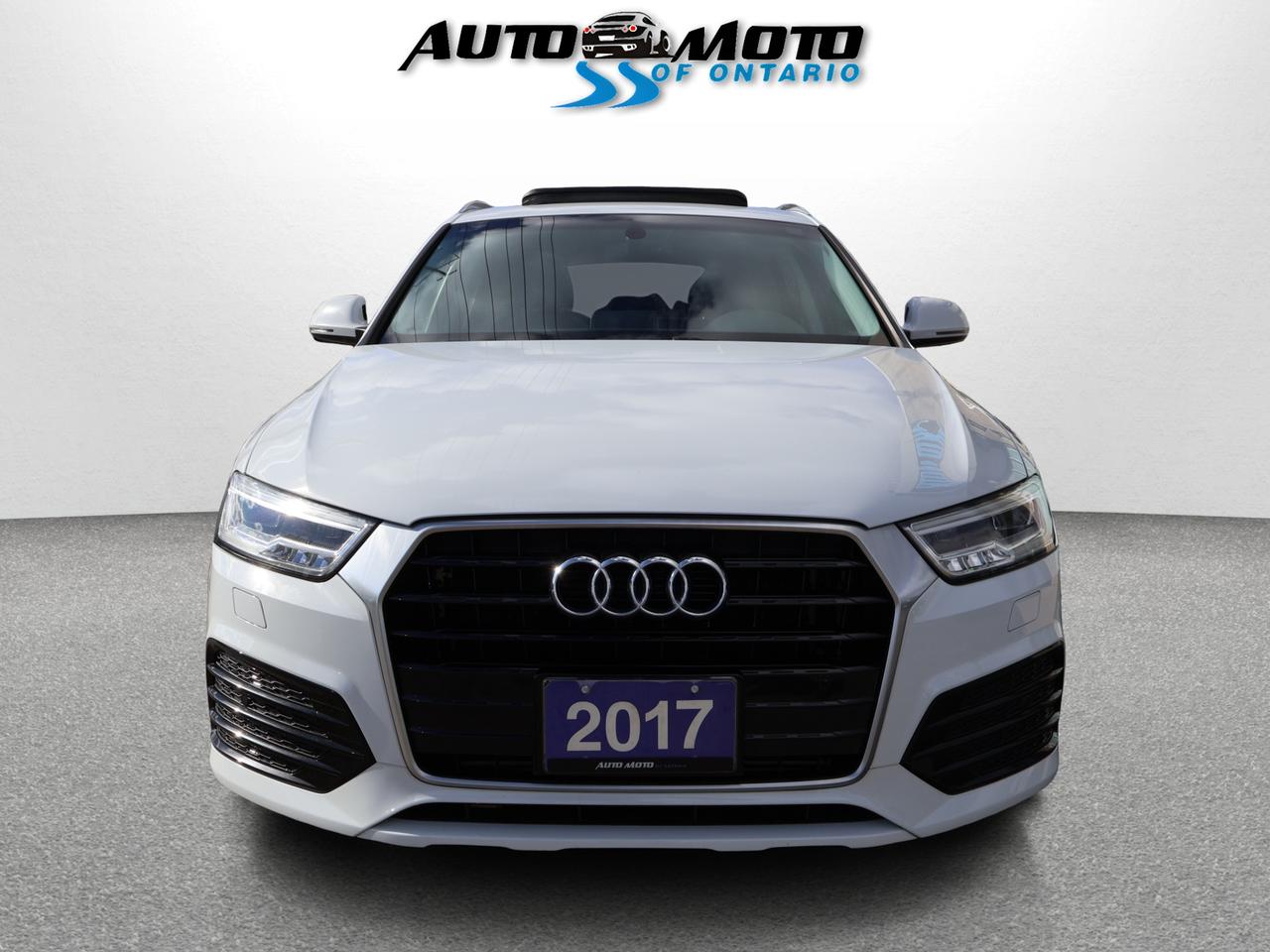 2017 Audi Q3 TECHNIK S-LINE CERTIFIED *ACCIDENT FREE*AUDI MAINTAIN* CAMERA BLUETOOTH LEATHER HEATED SEATS SUNROOF CRUISE ALLOYS Photo