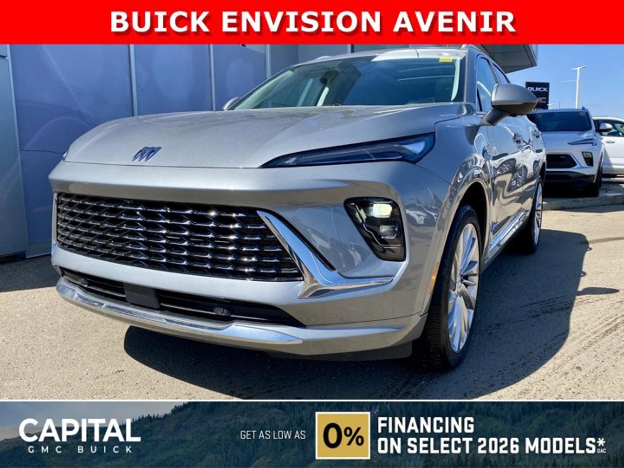 THIS 2026 Buick Envision Avenir AWD is the perfect SUV and comes loaded with options like MASSAGING SEAT, Heated and Cooled Seats, Heated Steering, Remote Start, 360 Camera, Rear Camera Mirror, Power Liftgate, Panoramic Sunroof, Heads-Up Display, Adaptive Cruise Control, Bose Stereo and so much more... CALL NOWAsk for the Internet Department for more information or book your test drive today! Text 507-585-4395 for fast answers at your fingertips!AMVIC Licensed Dealer - Licence Number B1044900