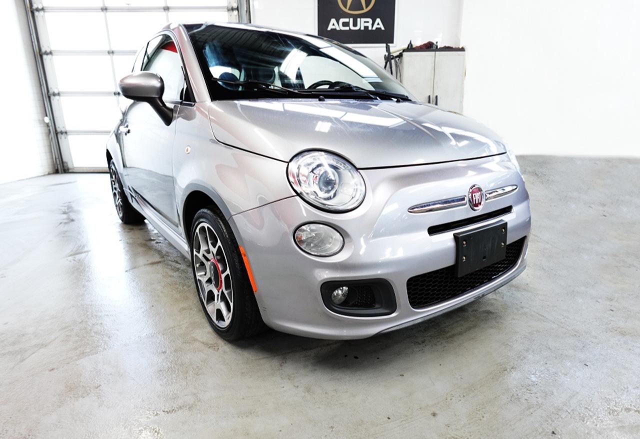 2015 Fiat 500 SPORT,ALL SERVICE RECORDS,NO ACCIDENT,AUTO,A/C - Photo #1