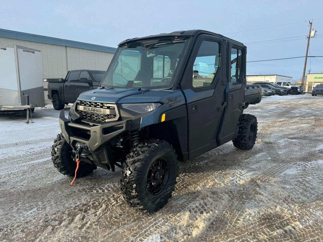 <p><strong>Experience Ultimate Luxury and Capability with the 2025 Polaris Ranger 1000 NorthStar Ultimate Edition</strong></p><p>&nbsp;</p><p>The 2025 Polaris Ranger 1000 NorthStar Ultimate Edition redefines what it means to work and play in comfort. Fully loaded with advanced features, including Polaris Ride Command, this premium side-by-side is designed for those who demand power, durability, and the latest technology. Powered by a 999cc ProStar engine, it delivers unmatched performance for the toughest tasks and the most rugged trails.</p><p>&nbsp;</p><p>Equipped with industry-leading features like a fully enclosed cab, heating and air conditioning, and an on-demand all-wheel drive system, the NorthStar Ultimate Edition ensures you can tackle any terrain or weather conditions with ease. With a towing capacity of up to 2,500 pounds and a 1,000-pound capacity cargo box, this side-by-side is perfect for heavy-duty tasks or backcountry adventures.</p><p>&nbsp;</p><p><strong>Advanced Technology with Polaris Ride Command</strong></p><p><br>Stay connected and in control with Polaris Ride Command, featuring GPS navigation, group ride tracking, and a 7-inch glove-touch display. Integrated audio and Bluetooth connectivity enhance your experience, keeping you entertained and informed whether youre on the job site or out exploring the trails.</p><p>&nbsp;</p><p><strong>Designed for Comfort and Versatility</strong></p><p><br>The 2025 Ranger 1000 NorthStar Ultimate Edition combines rugged performance with unmatched comfort. Its premium interior includes adjustable seating, ample storage, and automotive-style doors for a quiet, secure ride. A built-in winch, LED lighting, and premium wheels add to its functionality and style, ensuring you&rsquo;re ready for any challenge.</p><p>&nbsp;</p><p><strong>Flexible Financing & Nationwide Delivery</strong></p><p><br>Take home the 2025 Polaris Ranger 1000 NorthStar Ultimate Edition with our flexible financing options tailored to your budget. Plus, enjoy fast, nationwide delivery for added convenience. Don&rsquo;t miss your chance to own the ultimate side-by-side&mdash;contact us today to learn more or schedule your test ride!</p>