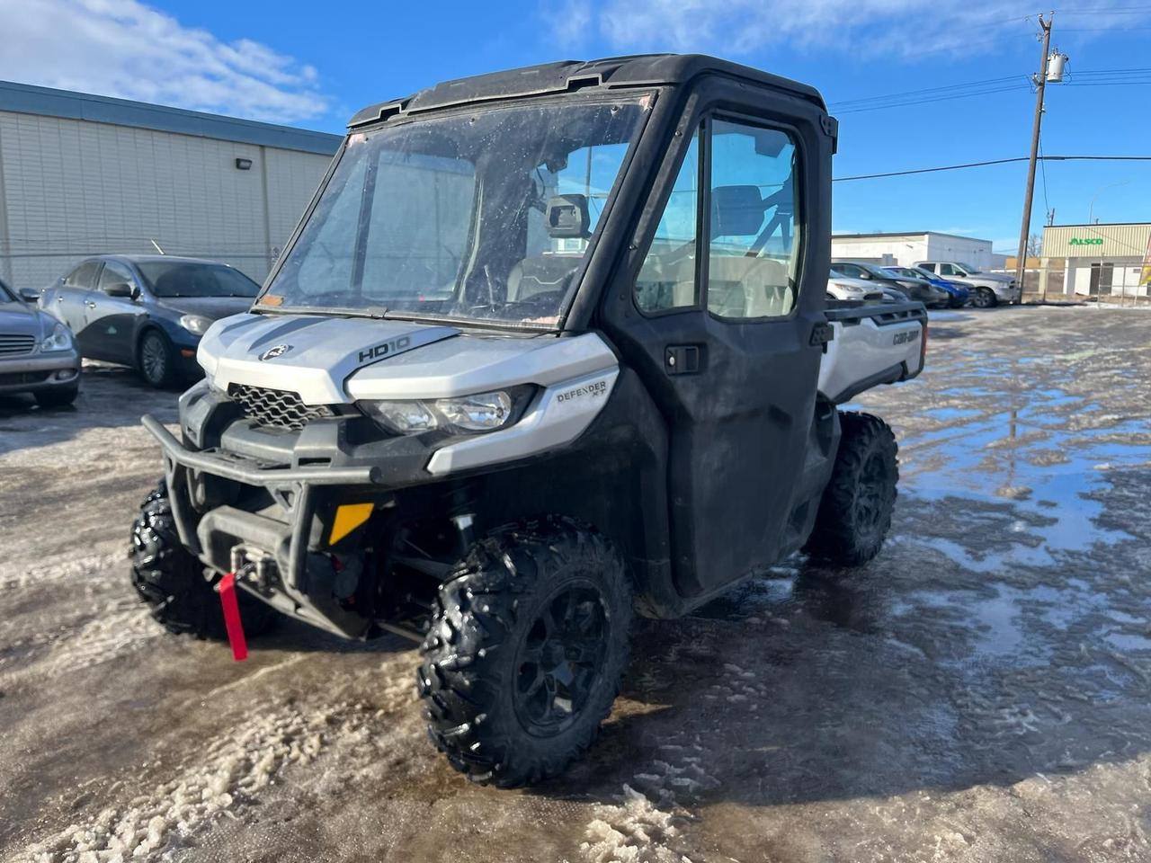 <p data-start=0 data-end=385>The 2019 Can-Am Defender HD10 Enclosed is the perfect combination of rugged durability and comfort, designed for those who need a side-by-side that can handle the toughest tasks while keeping you protected from the elements. Powered by a 976cc Rotax V-twin engine with 82 horsepower, the Defender HD10 delivers exceptional power and performance, making it ideal for both work and play.</p><p data-start=0 data-end=385>&nbsp;</p><p data-start=387 data-end=704>Whether youre hauling heavy loads, navigating rough trails, or taking on challenging terrain, this vehicles heavy-duty suspension and 4WD system provide unmatched control and stability. With 11 inches of ground clearance and advanced traction control, you can conquer even the most demanding environments with ease.</p><p data-start=387 data-end=704>&nbsp;</p><p data-start=706 data-end=1122>The enclosed cab of the 2019 Defender HD10 ensures you stay comfortable and protected no matter the weather conditions, featuring an automotive-style heating system, ergonomic seating, and a quiet, insulated cabin. With easy-to-operate controls and ample storage space, you can haul gear, tools, or supplies with convenience and efficiency, all while enjoying the comfort of a secure, climate-controlled environment.</p><p data-start=706 data-end=1122>&nbsp;</p><p data-start=1124 data-end=1359>With a robust frame, high-strength chassis, and premium features, the 2019 Can-Am Defender HD10 Enclosed is built to withstand tough jobs and the harshest conditions, whether youre on the job site, on the farm, or out on a trail ride.</p><p data-start=1124 data-end=1359>&nbsp;</p><p data-start=1361 data-end=1546 data-is-last-node= data-is-only-node=>Ready to take on anything with the 2019 Can-Am Defender HD10 Enclosed? Contact us today to learn more, and take advantage of our flexible financing options and fast nationwide delivery!</p>