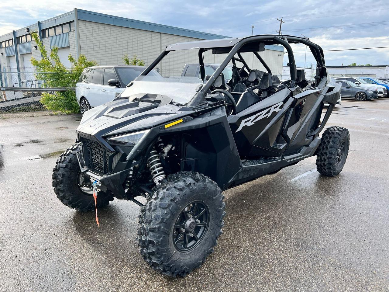 <p data-start=133 data-end=483>Dominate every adventure with the 2022 Polaris RZR Pro XP 4&mdash;a high-performance 4-seat side-by-side built to conquer rugged terrain without sacrificing comfort or control. Whether youre crawling over rocks, blasting through desert trails, or cruising with the family, this machine delivers unmatched power, space, and suspension in one elite package.</p><p data-start=133 data-end=483>&nbsp;</p><p data-start=485 data-end=802>At the core is a turbocharged 925cc ProStar engine cranking out 181 horsepower&mdash;giving you explosive acceleration and the torque to tackle the wildest trails. Paired with advanced dynamix suspension (on select trims) and 20+ of usable travel, the Pro XP 4 stays planted and smooth, even when the terrain gets extreme.</p><p data-start=485 data-end=802>&nbsp;</p><p data-start=804 data-end=864>Designed for real-world adventure, the Pro XP Crew features:</p><ul data-start=866 data-end=1163><li data-start=866 data-end=936><p data-start=868 data-end=936>4 comfortable, high-bolstered bucket seats with premium ergonomics</p></li><li data-start=937 data-end=993><p data-start=939 data-end=993>Roomy, extended cab for extra legroom and gear space</p></li><li data-start=994 data-end=1075><p data-start=996 data-end=1075>Industry-leading 64&rdquo; stance and long wheelbase for stable high-speed handling</p></li><li data-start=1076 data-end=1163><p data-start=1078 data-end=1163>Integrated tech, including Ride Command and Rockford Fosgate audio (on select models)</p></li></ul><p data-start=1165 data-end=1308>&nbsp;</p><p data-start=1310 data-end=1403>Ready to load up your crew and lead the pack?<br data-start=1359 data-end=1362>The 2022 Polaris RZR Pro XP 4 is waiting.</p><p data-start=131 data-end=486>&nbsp;</p><p data-start=1405 data-end=1504>Contact us today for flexible financing options and nationwide delivery.</p>