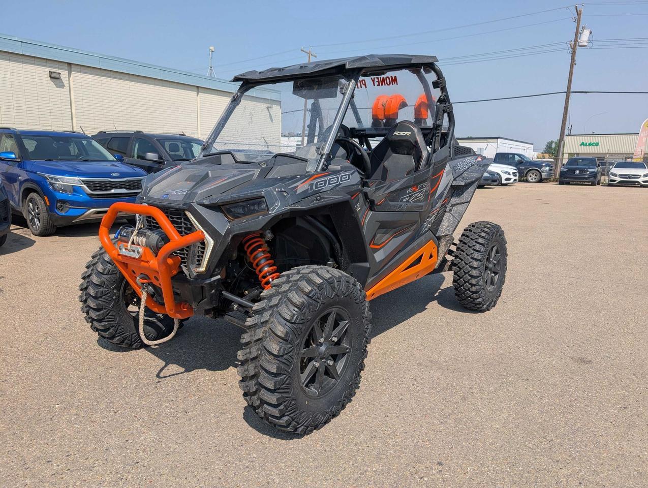 <p data-start=113 data-end=424>The 2019 Polaris RZR XP 1000 High Lifter Edition is purpose-built to dominate the deepest mud and toughest terrain. Powered by a 110 HP ProStar 1000 H.O. engine, this machine delivers aggressive low-end torque and high-mounted intake systems to keep the power flowing when youre buried up to the doors.</p><p data-start=113 data-end=424>&nbsp;</p><p data-start=426 data-end=845>Built specifically for mud riders, the High Lifter Edition comes factory-equipped with dual snorkel intakes, high-clearance arched A-arms, and a mud-tuned CVT transmission to keep you moving through thick bogs and swampy trails. The 29.5&rdquo; High Lifter Outlaw 2 tires on durable 14&rdquo; wheels claw through muck with ease, while on-demand AWD provides instant traction when the terrain gets unpredictable.</p><p data-start=426 data-end=845>&nbsp;</p><p data-start=847 data-end=1142>It also features a factory-installed 4,500-lb winch, premium half doors, and High Lifter graphics and trim, giving you the utility and style that serious riders demand. Inside, you&rsquo;ll find bolstered seating, a mud-friendly interior, and the rugged build quality Polaris is known for.</p><p data-start=138 data-end=511>&nbsp;</p><p data-start=1144 data-end=1339>Call or message us today to learn more about financing, trade-in options, or delivery across Canada. The 2019 RZR XP 1000 High Lifter &mdash; go deeper, climb harder, and leave ordinary behind.</p>