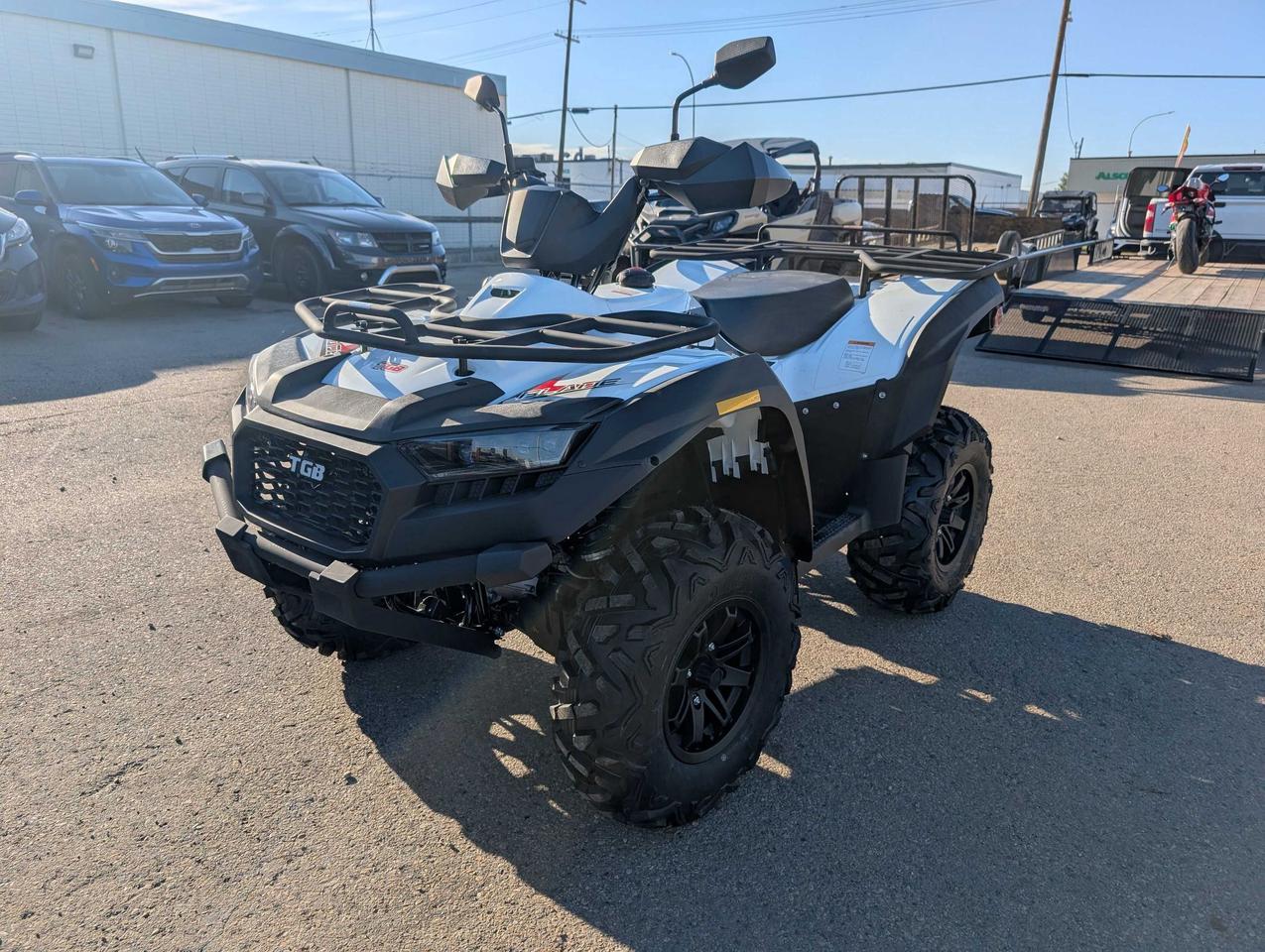 <p data-start=137 data-end=454>The 2025 TGB Blade 600 SL is a rugged, value-packed ATV built to tackle the toughest terrain without breaking the bank. With a 561cc liquid-cooled engine, this mid-size machine delivers smooth, responsive power for both work and play &mdash; whether youre hauling on the job site or exploring deep off-road trails.</p><p data-start=137 data-end=454>&nbsp;</p><p data-start=456 data-end=811>The SL (Street Legal) version is equipped with LED lighting, mirrors, turn signals, horn, and a digital dash, making it fully ready for both trail and legal road use in select provinces. The CVT automatic transmission, on-demand 2WD/4WD, and independent suspension give you excellent control, comfort, and versatility in any condition.</p><p data-start=456 data-end=811>&nbsp;</p><p data-start=813 data-end=1115>It also comes with front and rear cargo racks, power steering, and aggressive off-road tires, offering the features you need at a price that makes sense. The 2025 Blade 600 SL is a smart choice for riders looking for all-around utility, adventure capability, and European-built reliability.</p><p data-start=142 data-end=507>&nbsp;</p><p data-start=1117 data-end=1299>Contact us today to learn more about this model, financing options, and Canada-wide delivery. The TGB Blade 600 SL &mdash; dependable, street-legal, and ready for whatever&rsquo;s ahead.</p>