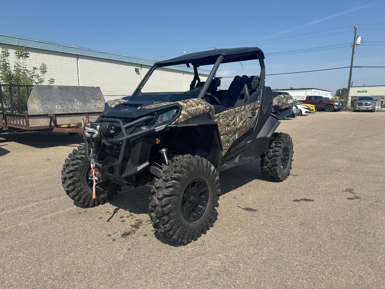 <p data-start=170 data-end=512>The 2023 Can-Am Commander X MR 1000R is built to dominate the mud with high-powered performance, rugged capability, and factory-installed mud features. Powered by a 100 HP Rotax 976cc V-Twin engine, this machine delivers relentless torque and throttle response&mdash;perfect for powering through deep ruts, sticky trails, and unpredictable terrain.</p><p data-start=170 data-end=512>&nbsp;</p><p data-start=514 data-end=949>Purpose-built for serious off-road riders, the X MR edition comes equipped with a Smart-Lok front differential with mud-specific calibration, high-mount air intakes and snorkeled CVT, and a mud-tuned transmission for optimal low-speed control. The suspension includes arched double A-arms up front and TTA rear suspension, offering up to 15 inches of travel and 13 inches of ground clearance for superior control in extreme conditions.</p><p data-start=514 data-end=949>&nbsp;</p><p data-start=951 data-end=1216>With 30&rdquo; ITP Cryptid tires on 14&rdquo; aluminum wheels, this Commander is ready to dig in and keep moving when the terrain gets wild. The heavy-duty front bumper, full-length skid plates, and integrated front tow hooks add even more confidence when the going gets tough.</p><p data-start=951 data-end=1216>&nbsp;</p><p data-start=1218 data-end=1493>This 2-seater also comes equipped with a 4,500-lb winch, bolstered sport seats, half-doors, and aggressive X MR styling. Inside, you&rsquo;ll find a driver-focused layout with a digital display, selectable drive modes, and all the durability needed for the most demanding mud runs.</p><p data-start=72 data-end=344>&nbsp;</p><p data-start=1495 data-end=1588 data-is-last-node= data-is-only-node=>Call or message us today to learn more about financing, trade-ins, or delivery across Canada.</p>