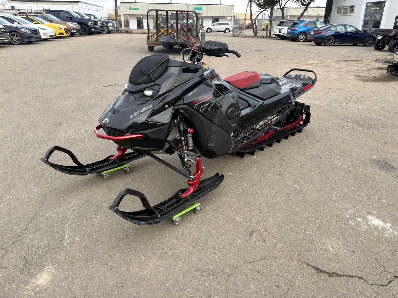 <p data-start=110 data-end=445>The 2023 Ski-Doo Freeride 850 E-TEC Turbo 154 is built for riders who crave power, precision, and deep-snow domination. Equipped with the 850 E-TEC Turbocharged engine delivering up to 165 horsepower, this mountain sled delivers explosive performance and responsive control for high-altitude climbs and backcountry adventure.</p><p data-start=110 data-end=445>&nbsp;</p><p data-start=447 data-end=765>Built on the REV Gen5 platform, the Freeride 154 offers a lighter, stronger chassis with refined ergonomics and improved handling. The tMotion XT rear suspension and KYB PRO 40 EA-3 shocks provide unmatched stability and control, letting you charge through big hits and technical terrain with confidence.</p><p data-start=447 data-end=765>&nbsp;</p><p data-start=767 data-end=1034>The PowderMax Light 3.0-inch lug track and 154-inch length deliver optimal flotation and traction in the deepest snow, while the narrow running boards and open toe-hold design give riders the freedom to move effortlessly when sidehilling or carving.</p><p data-start=767 data-end=1034>&nbsp;</p><p data-start=1036 data-end=1191>Additional highlights include a premium digital display, LED lighting, and the Freeride&rsquo;s signature bold styling that stands out on any mountain.</p><p data-start=74 data-end=421>&nbsp;</p><p data-start=1193 data-end=1284>Contact us today to learn more about financing, trade-ins, or delivery across Canada!</p>