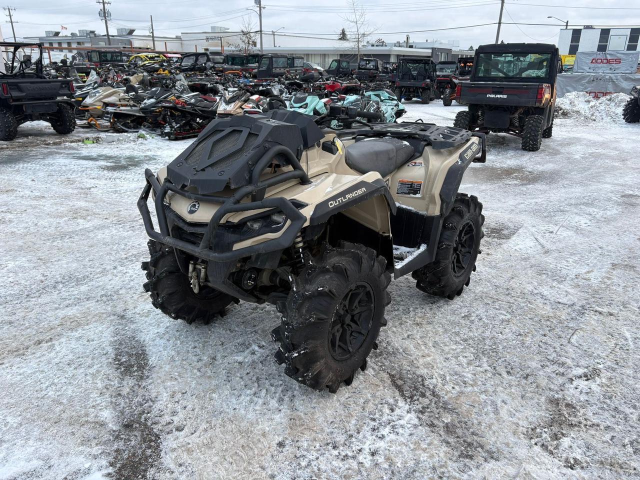 <p data-start=103 data-end=463>The 2023 Can-Am Outlander 850 XMR is built for riders who demand power, durability, and confidence in the muddiest, toughest terrain. Equipped with an 854cc Rotax&reg; V-Twin engine, it delivers strong low-end torque, crisp throttle response, and reliable performance whether you&rsquo;re pushing through deep ruts, climbing technical ground, or hauling gear on the job.</p><p data-start=103 data-end=463>&nbsp;</p><p data-start=465 data-end=825>Purpose-built for mud riders, the Outlander 850 XMR features a snorkeled air intake, raised radiator for improved cooling, and Tri-Mode Dynamic Power Steering (DPS) for effortless handling in tight, challenging terrain. Its heavy-duty suspension with arched A-arms and upgraded CVT ensure smooth power delivery and maximum clearance when the ground gets rough.</p><p data-start=465 data-end=825>&nbsp;</p><p data-start=827 data-end=1160>Rolling on aggressive 30-inch ITP Cryptid tires with 14-inch aluminum wheels, the XMR offers outstanding traction and stability in wet, loose, or unpredictable conditions. Fully equipped with a digital display, mud-ready bumpers, handguards, and premium seating, it blends rugged capability with rider comfort and modern convenience.</p><p data-start=164 data-end=495>&nbsp;</p><p data-start=1162 data-end=1247>Contact us today to learn more about financing, trade-ins, or delivery across Canada!</p>