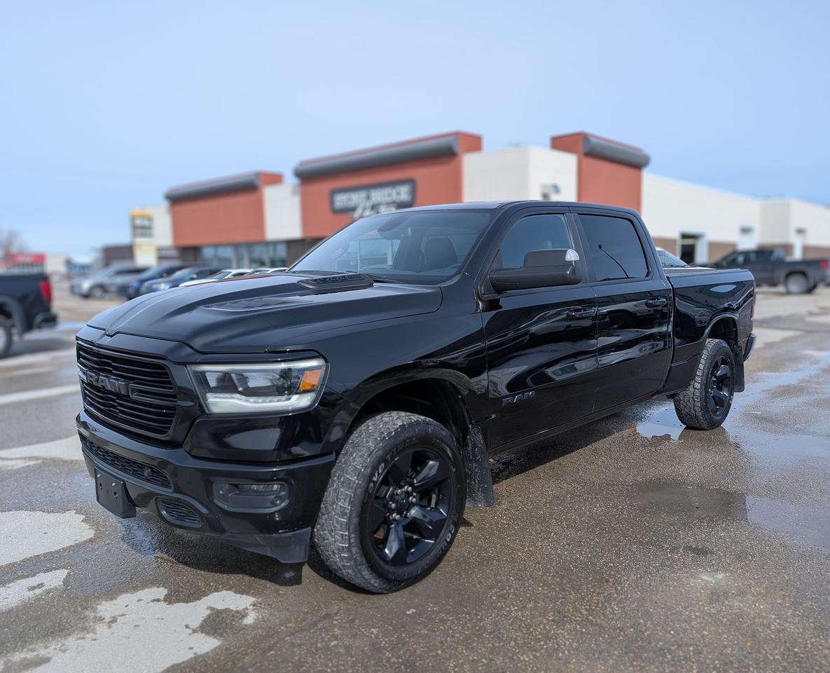 <p>Come finance this vehicle with us. Apply on our website stonebridgeauto.com&nbsp;</p><p>2019 Ram 1500 Sport CrewCab with 157000kms. 5.7 liter V8 4x4</p><p>Clean title and safetied. No major collisions on Record.&nbsp;</p><p>Command start&nbsp;<br>Heated front seats&nbsp;<br>Heated steering wheel&nbsp;<br>Aftermarket exhaust&nbsp;<br>Factory trailer brakes&nbsp;<br>Dual climate control&nbsp;<br>Cruise control&nbsp;<br>Bluetooth&nbsp;<br>Leather/Cloth seats</p><p>We take trades! Vehicle is for sale in Steinbach by STONE BRIDGE AUTO INC. Dealer #5000 we are a small business focused on customer satisfaction. Text or call before coming to view and ask for sales.</p>