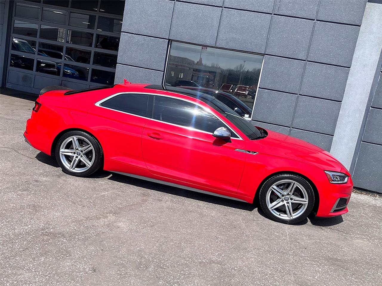 Red 2018 Audi S5 Coupe All-Wheel Drive Automatic
