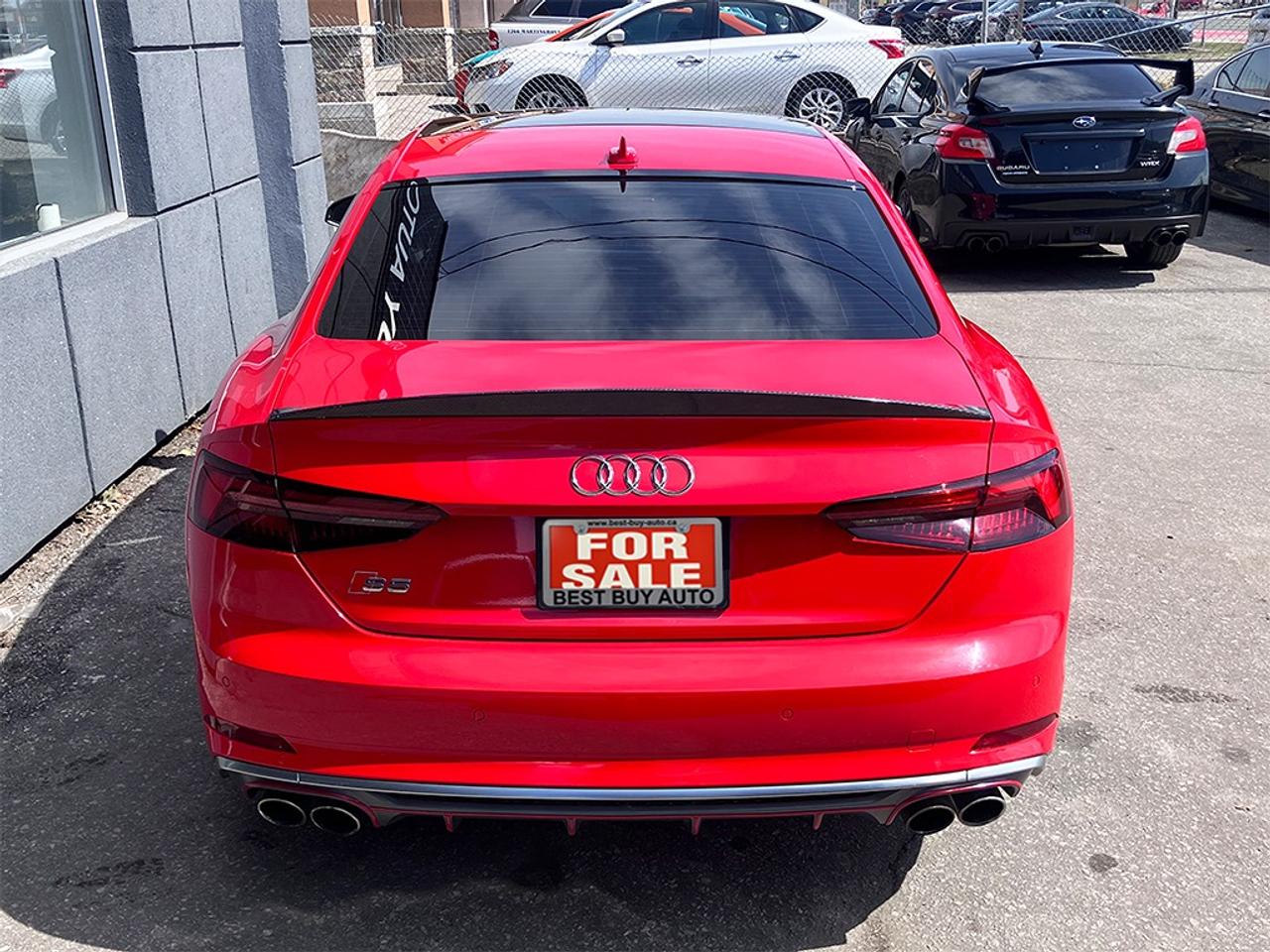 2018 Audi S5 NAVI|REARCAM|PANOROOF|RED ON RED LEATHER Photo