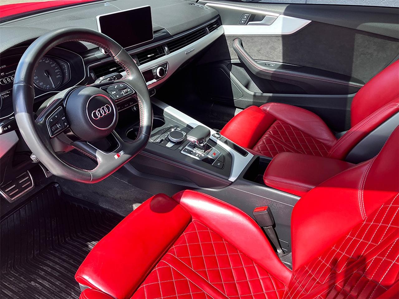 2018 Audi S5 NAVI|REARCAM|PANOROOF|RED ON RED LEATHER Photo