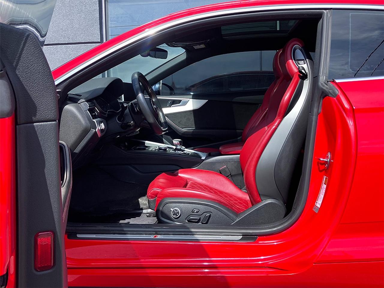 2018 Audi S5 NAVI|REARCAM|PANOROOF|RED ON RED LEATHER Photo