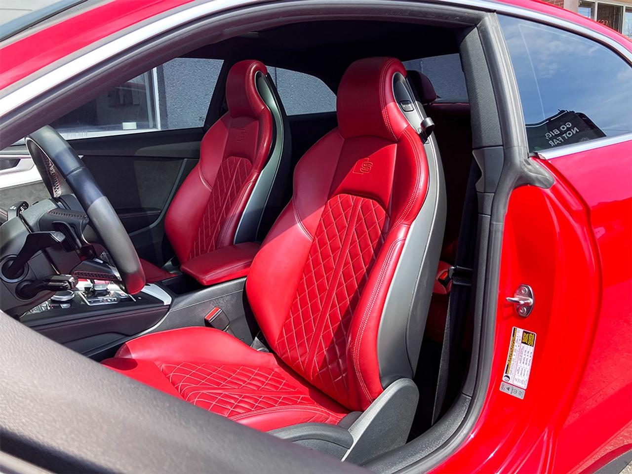 2018 Audi S5 NAVI|REARCAM|PANOROOF|RED ON RED LEATHER Photo