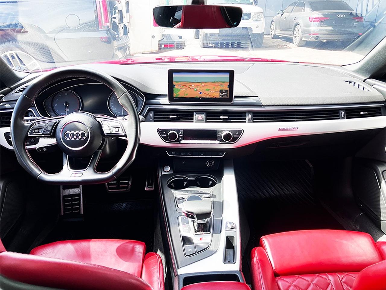 2018 Audi S5 NAVI|REARCAM|PANOROOF|RED ON RED LEATHER Photo