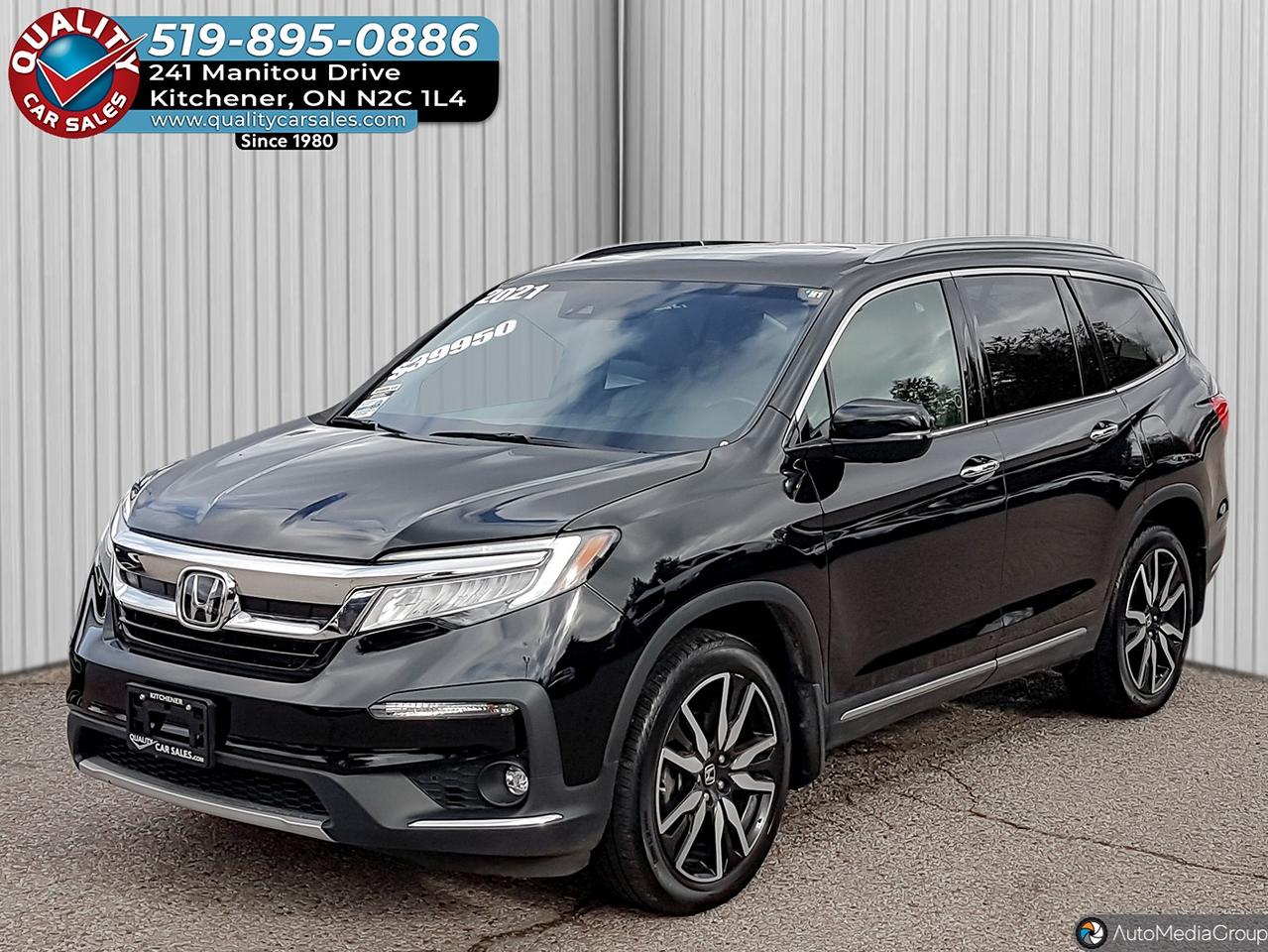 2021 Honda Pilot Touring *LEATHER-SUNROOF-NAVIGATION-DVD PLAYER* Photo