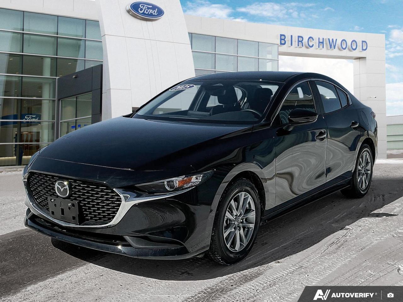 Experience the future of driving with this lightly used 2025 Mazda3 GS! With only 6,220 km on the odometer, this sedan offers cutting-edge technology and comfort at a fraction of the new car price.

Key Features:
- Heated front seats with 8-way manual adjustment for the driver
- Heated leather steering wheel for ultimate comfort
- Mazda Radar Cruise Control with Stop & Go functionality
- Advanced Blind Spot Monitoring for enhanced safety
- Dual-zone automatic climate control
- 16 silver metallic finish alloy wheels
- Rain-sensing wipers
- Automatic high beam headlights

At Birchwood Ford, were committed to providing you with an exceptional car-buying experience. Whether youre ready to make a purchase or have questions, our team is here to assist. Schedule a test drive today and feel the difference of Mazdas SKYACTIV technology combined with sleek design and impressive fuel economy. Visit our website or contact us to take the next step in owning this nearly-new Mazda3!
Dealer permit #4454
