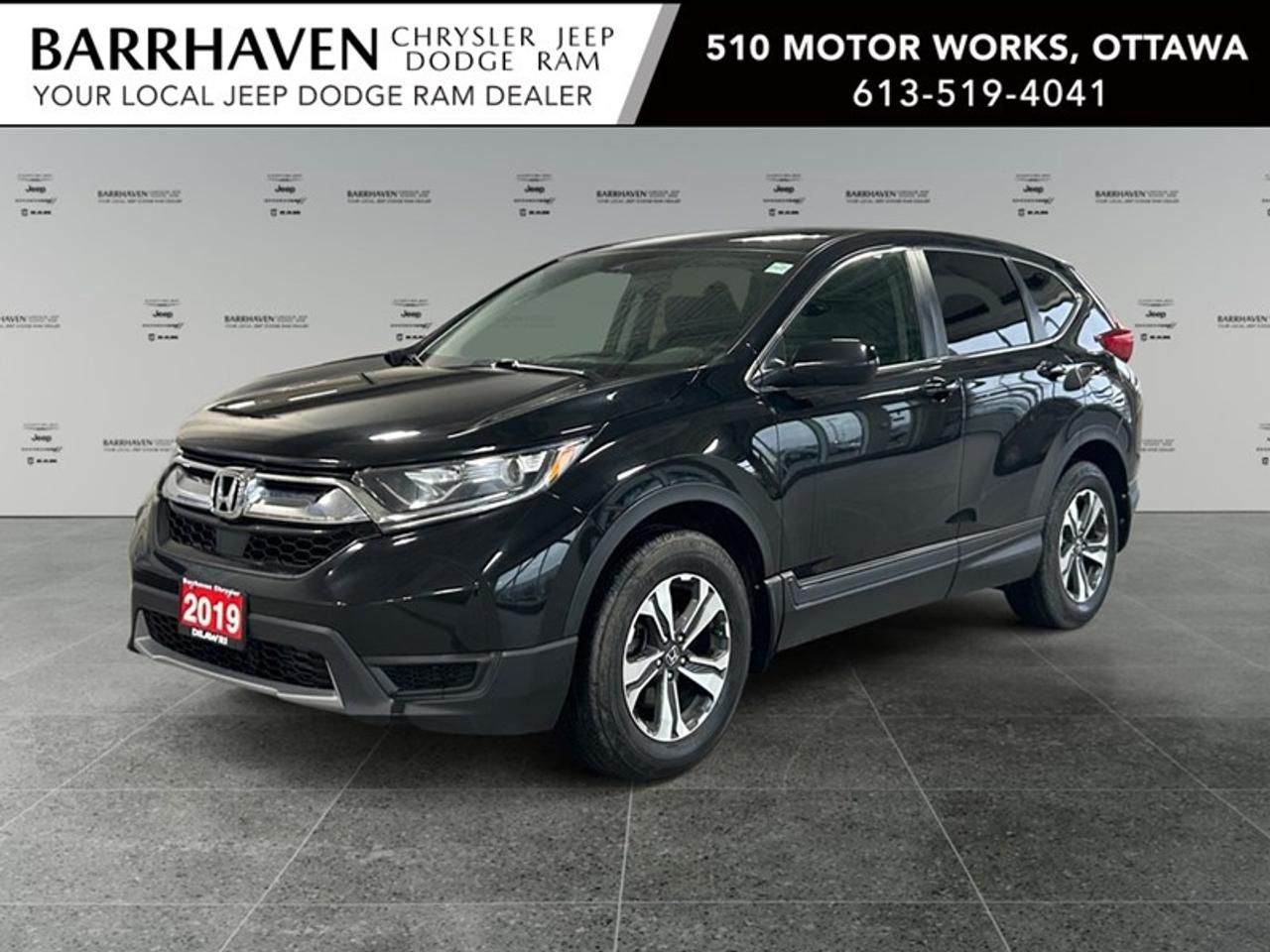 The 2019 Black Honda CR-V LX AWD is an exceptional SUV that promises a smooth handling experience, perfectly suited for the modern driver. Its all-wheel-drive capability ensures enhanced traction and control, making it an ideal choice for navigating Canadas diverse terrains. The sleek black exterior is complemented by stylish alloy wheels, exuding an aura of sophistication and robustness. Inside, the CR-V LX AWD offers an inviting haven with comfortable heated seats and power windows, transforming every journey into a pleasurable experience. With ample space and user-friendly features, this SUV caters to both functionality and comfort. In terms of technology, this Honda CR-V is equipped with cutting-edge features, including a backup camera and Bluetooth connectivity, ensuring seamless integration with your smart devices. Safety is paramount, with advanced features such as brake assist and lane assist providing peace of mind on every drive. Additional highlights include heated mirrors, adaptive cruise control, and smart device integration, offering both convenience and safety. Perfect for families and individuals who seek reliability without sacrificing style, the 2019 Honda CR-V LX AWD is a savvy choice. Whether youre commuting to the city or embarking on a weekend adventure, this SUV is built to meet your needs. Reach out to our dealership today to learn more and make this exceptional vehicle yours.