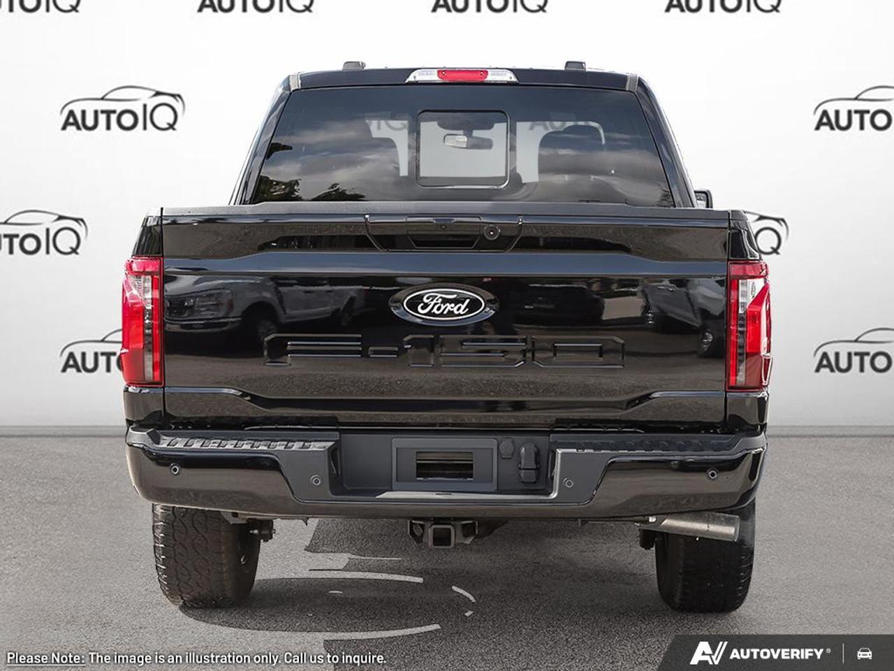 2026 Ford F-150 EQUIP GROUP 302A | AGATE BLACK METALLIC | SPORT CLOTH 40/CON/40 FR SEAT BLACK | 3.5L PWRBOOST HYBRID V6 | HEV ELECT 10SPD AUTO TRANS | 3.73 LOCKING AXLE | XLT BLACK APPEARANCE PKG | MOBILE OFFICE PKG Photo4