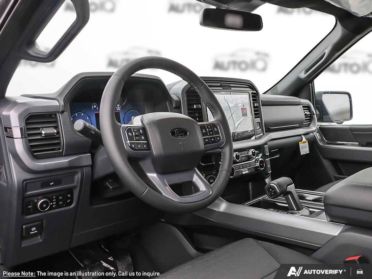 2026 Ford F-150 EQUIP GROUP 302A | AGATE BLACK METALLIC | SPORT CLOTH 40/CON/40 FR SEAT BLACK | 3.5L PWRBOOST HYBRID V6 | HEV ELECT 10SPD AUTO TRANS | 3.73 LOCKING AXLE | XLT BLACK APPEARANCE PKG | MOBILE OFFICE PKG Photo