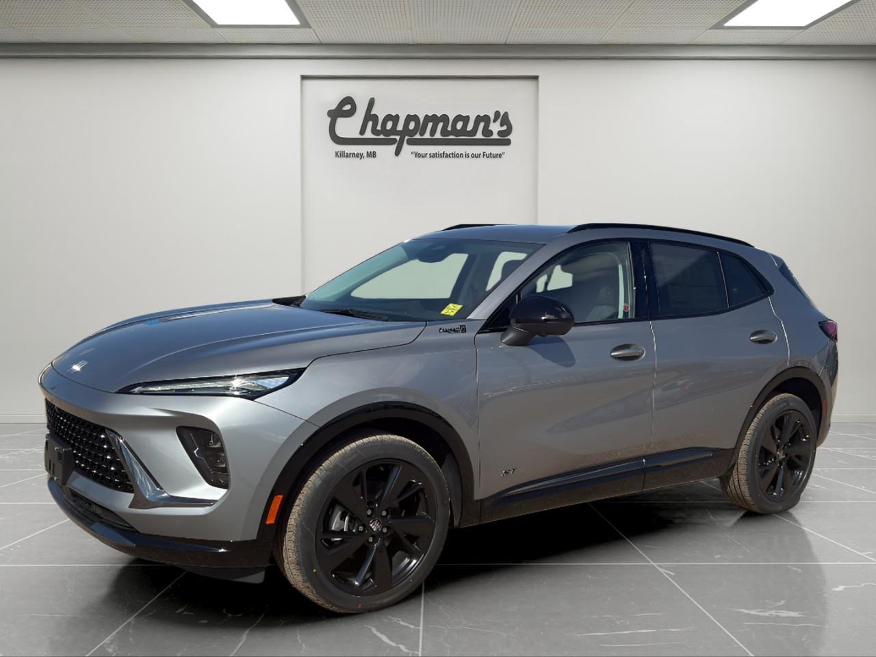 <p>Finished in Moonstone Grey Metallic with an Ebony interior accented in Sky Grey, this 2026 Buick Envision Sport Touring AWD delivers a sleek, modern design with a sport-inspired edge. With its bold styling and refined cabin, its built for drivers who want everyday comfort with a more dynamic look and feel.</p><p>Powered by a 2.0L turbocharged 4-cylinder engine paired with a 9-speed automatic transmission, this Envision offers smooth, efficient performance with confident all-wheel drive capability. With Buicks QuietTuning and responsive handling, it delivers a balanced and composed ride in all conditions.</p><h3>Performance & Capability</h3><ul><li><p>2.0L turbocharged 4-cylinder engine</p></li><li><p>9-speed automatic transmission</p></li><li><p>All-wheel drive (AWD)</p></li><li><p>Engine stop-start system</p></li><li><p>Smooth, quiet ride with active noise cancellation</p></li></ul><h3>Interior Comfort & Convenience</h3><ul><li><p>Perforated leather-appointed seating</p></li><li><p>8-way power driver seat with lumbar support</p></li><li><p>Heated steering wheel</p></li><li><p>Ambient interior lighting</p></li><li><p>Driver seat memory settings</p></li><li><p>Flat-bottom leather-wrapped steering wheel</p></li><li><p>Rear cargo cover</p></li><li><p>Sport alloy pedals</p></li></ul><h3>Technology & Connectivity</h3><ul><li><p>30" ultra-wide display with Google built-in</p></li><li><p>Wireless Apple CarPlay & Android Auto</p></li><li><p>Wireless charging</p></li><li><p>Bose 9-speaker premium audio system</p></li><li><p>Remote vehicle start</p></li><li><p>Universal home remote</p></li><li><p>OnStar with Wi-Fi capability</p></li></ul><h3>Safety & Driver Assistance</h3><ul><li><p>Adaptive cruise control</p></li><li><p>HD surround vision</p></li><li><p>Enhanced automatic emergency braking</p></li><li><p>Lane keep assist with departure warning</p></li><li><p>Blind zone steering assist</p></li><li><p>Rear cross traffic braking</p></li><li><p>Rear pedestrian alert</p></li><li><p>Intersection automatic emergency braking</p></li><li><p>Safety alert seat</p></li><li><p>Head-up display</p></li></ul><h3>Exterior Highlights</h3><ul><li><p>Moonstone Grey Metallic exterior</p></li><li><p>20" aluminum wheels with Carbon Flash Metallic finish</p></li><li><p>LED headlamps</p></li><li><p>Heated power mirrors with memory</p></li><li><p>Sport Touring styling accents</p></li></ul><p>A sport-inspired AWD SUV that blends turbocharged efficiency, advanced technology, and premium comfort in a sleek, modern package.</p><p>2 Year/24,000 kilometer* Complimentary Oil Changes (2 total)</p><p>3 Year/60,000 kilometer* Base Warranty Coverage</p><p>5 Year/100,000 kilometer* Powertrain Component Warranty Coverage</p><p>5 Year/100,000 kilometer* Courtesy Transportation and 24/7 Roadside Assistance</p><p>6 Year/160,000 kilometer* Sheet Metal (Rust Through) Perforation Warranty Coverage</p><p>*Whichever Comes First.</p><p>Price Includes Dealer Fee.</p><p>Price Excludes PST & GST.</p><p>Financing Options Available, Call For More Details.</p> <p><strong>*While every reasonable effort is made to ensure the accuracy of this information, we are not responsible for any error or omissions contained on these pages. Please verify any information in question with Chapman Motors Ltd.</strong></p>