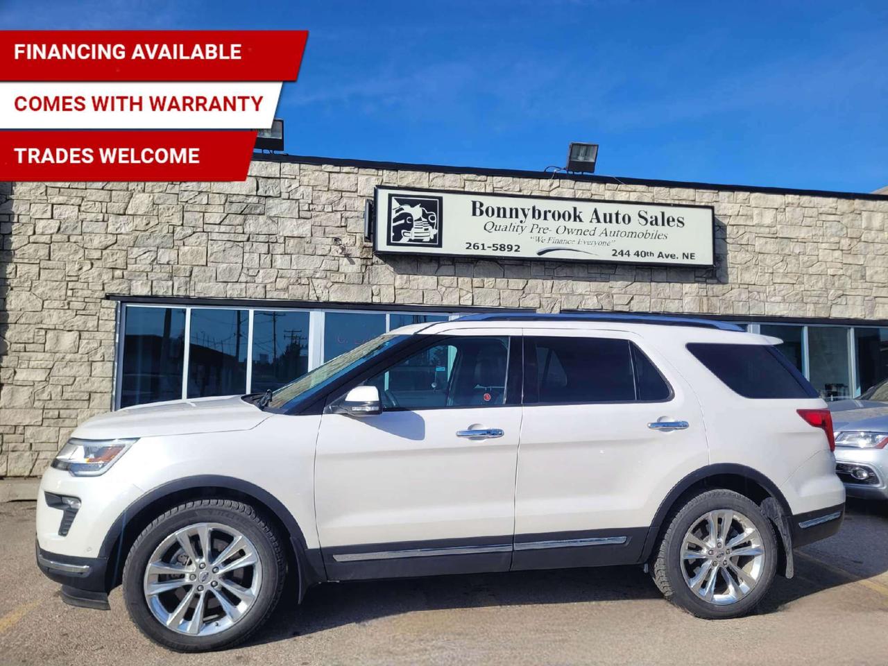 Used 2019 Ford Explorer Limited 4WD/6 PASSNGER/LEATHER/SUNROOF/BLUETOOTH for sale in Calgary, AB