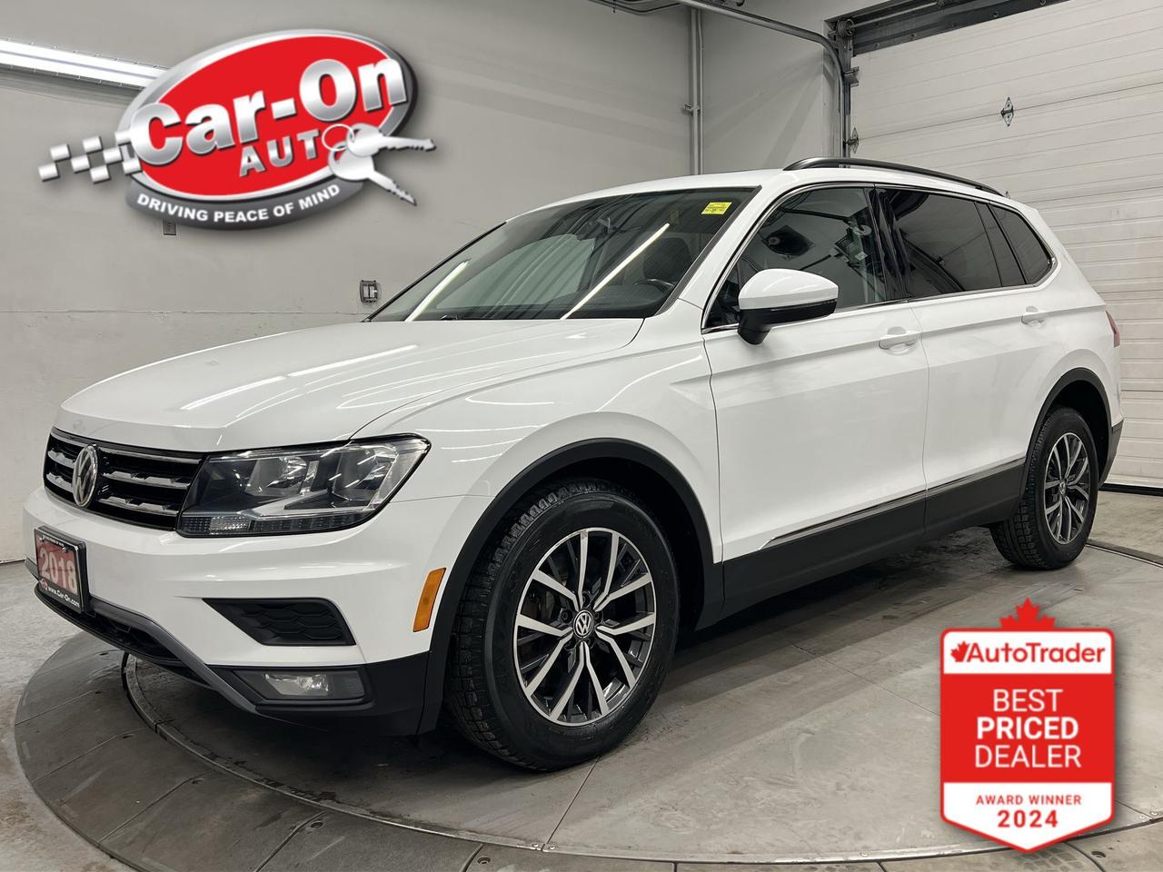 2018 Volkswagen Tiguan COMFORTLINE AWD | HTD LEATHER |PANO ROOF | CARPLAY Photo