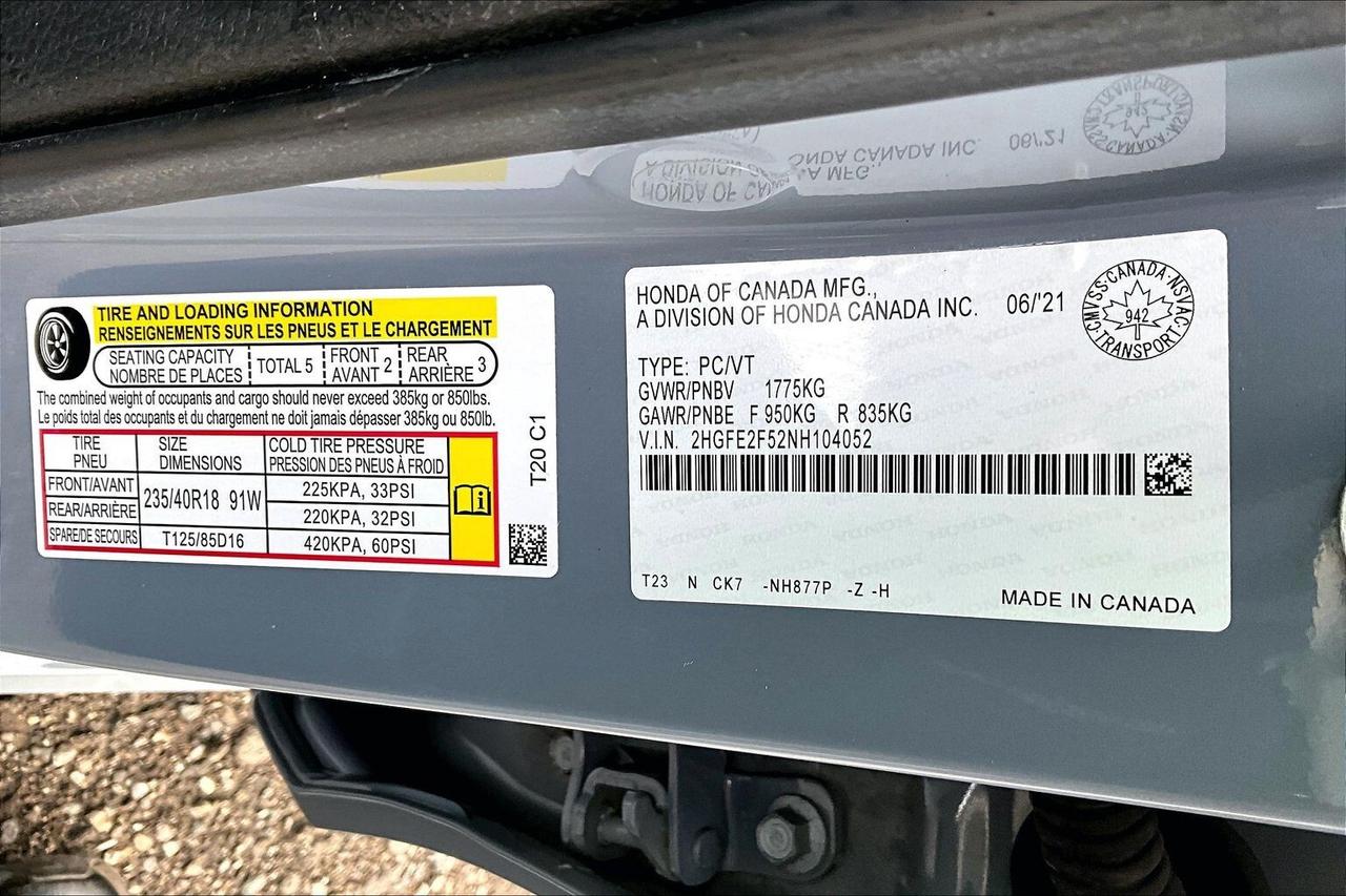 2022 Honda Civic Sedan Sport | Heated Seats | Sunroof | SafetyTech | FWD Photo