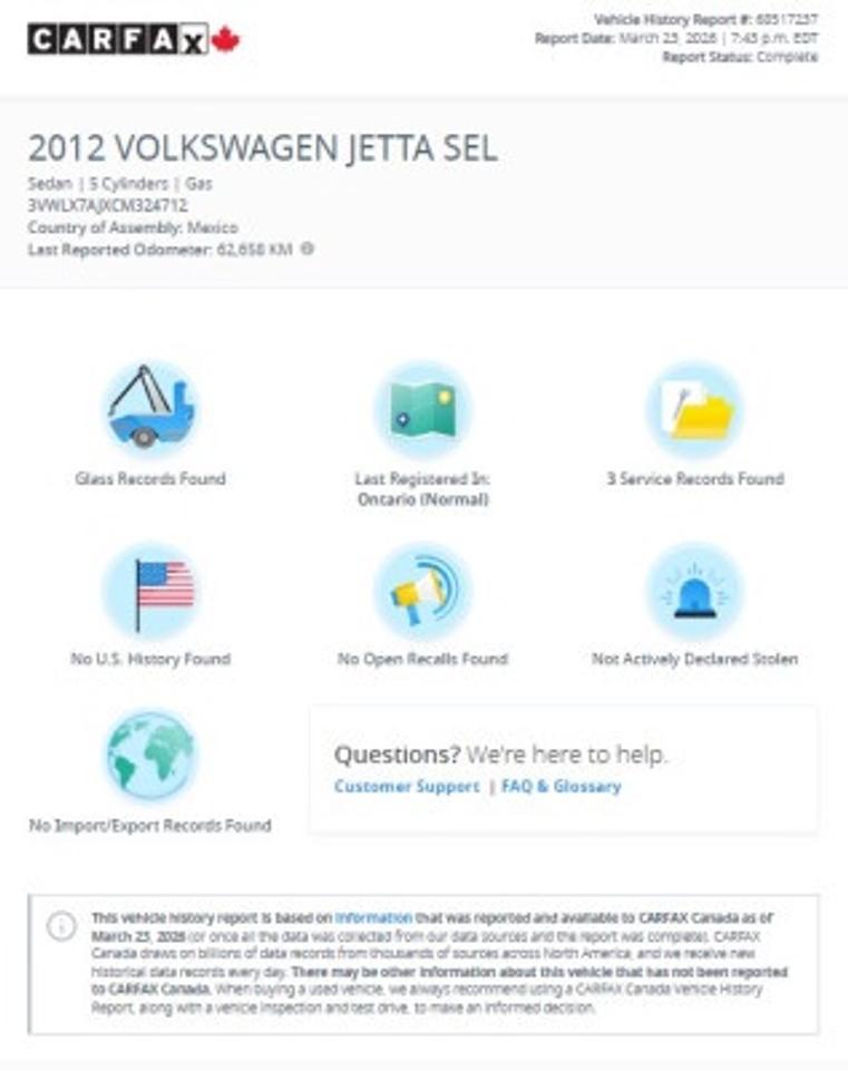 2012 Volkswagen Jetta HIGHLINE Photo
