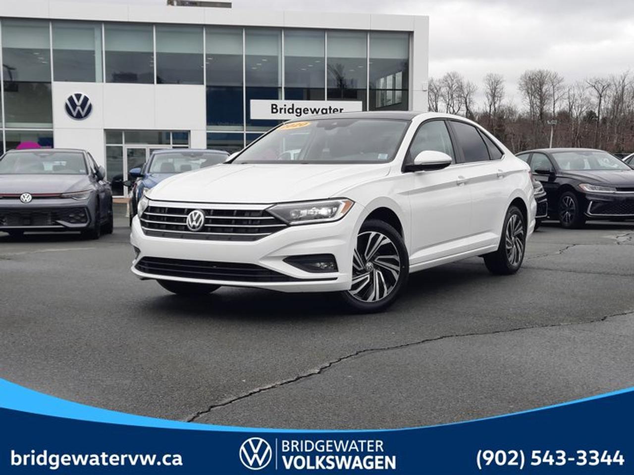 Recent Arrival! 2020 Volkswagen Jetta ExeclineCertified.This vehicle is a Volkswagen Certified Pre-Owned (CPO) model, meeting Volkswagen Canadas certification standards for quality, reliability, and performance. Volkswagen Certified Reconditioning Includes: Comprehensive Volkswagen multi-point inspection Reconditioning completed to Volkswagen Certified standards Verification of vehicle eligibility and service history Professional detailing and final inspection Volkswagen Certified Pre-Owned vehicles include manufacturer-backed benefits. Any concerns related to the certification process must be reviewed and addressed by the original selling dealer.White FWD 8-Speed Automatic with Tiptronic 1.4L TSI Titan Black Leather.