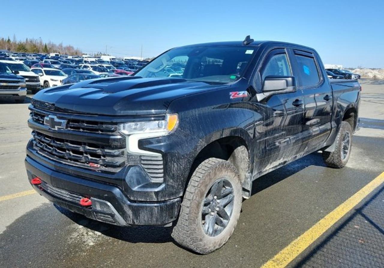 Look at this certified 2024 Chevrolet Silverado 1500 LT Trail Boss 4WD | 5.3L | Heated Bucket Seats | Bose | Trailer Brake Controller | Hitch View & More. Its Automatic transmission and 5.3L engine will keep you going. This Chevrolet Silverado 1500 comes equipped with these options: ENGINE, 5.3L ECOTEC3 V8 (355 hp [265 kW] @ 5600 rpm, 383 lb-ft of torque [518 Nm] @ 4100 rpm); featuring available Dynamic Fuel Management that enables the engine to operate in 17 different patterns between 2 and 8 cylinders, depending on demand, to optimize power delivery and efficiency (Includes (N10) dual exhaust.). See it for yourself at Mark Wilsons Better Used Cars, 5055 Whitelaw Road, Guelph, ON N1H 6J4.MASSIVE SELECTION: 500+ vehicles in ONE LOCATION, all Live Market Priced for the best value!STRAIGHTFORWARD & TRANSPARENT PRICING: Our Advertised Price INCLUDES:Safety Certification! (No separate certification fee upcharge).FREE Carfax History Report!NO upcharge for paying cash!CONFIDENCE & PEACE OF MIND: 30-Day/3,000 km Warranty INCLUDED! Plus a 5-Day Exchange Privilege!*EASY FINANCING: Better-than-bank rates, $0 Down, and 3 Months No Payments available OAC. BAD CREDIT APPROVED HERE!WE BUY CARS: Get Top Dollar for your trade, or sell us your vehicle for CASH even if you dont buy ours!www.shopwilsons.comAn Honest, Transparent Buying Experience. Trusted in business since 1961!(Cash Prices Exclude HST and Licensing Fees only.)