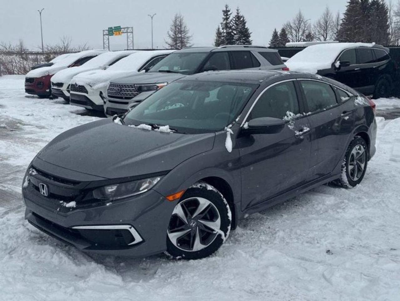 2021 Honda Civic Sedan LX | Adaptive Cruise | Heated Seats | CarPlay + Android | Rear Camera | and More ! Photo0